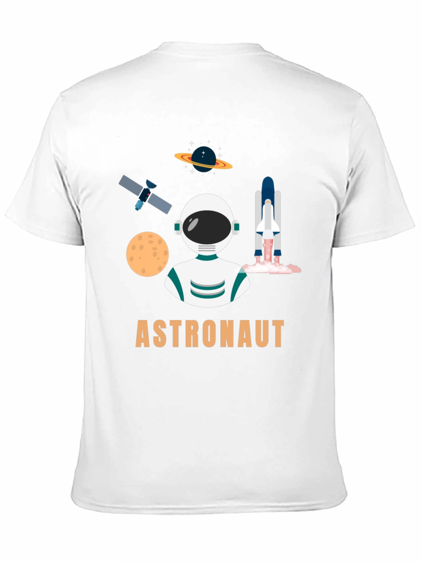 Astronaut Space Graphic T-Shirt - Cool Space Lover Tee