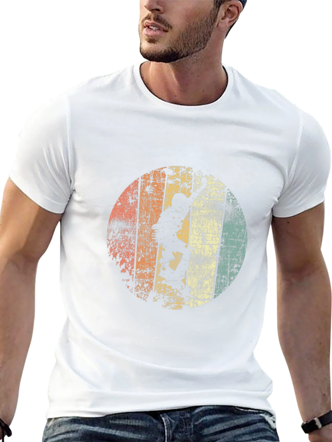 Retro Climber Graphic Tee - Black