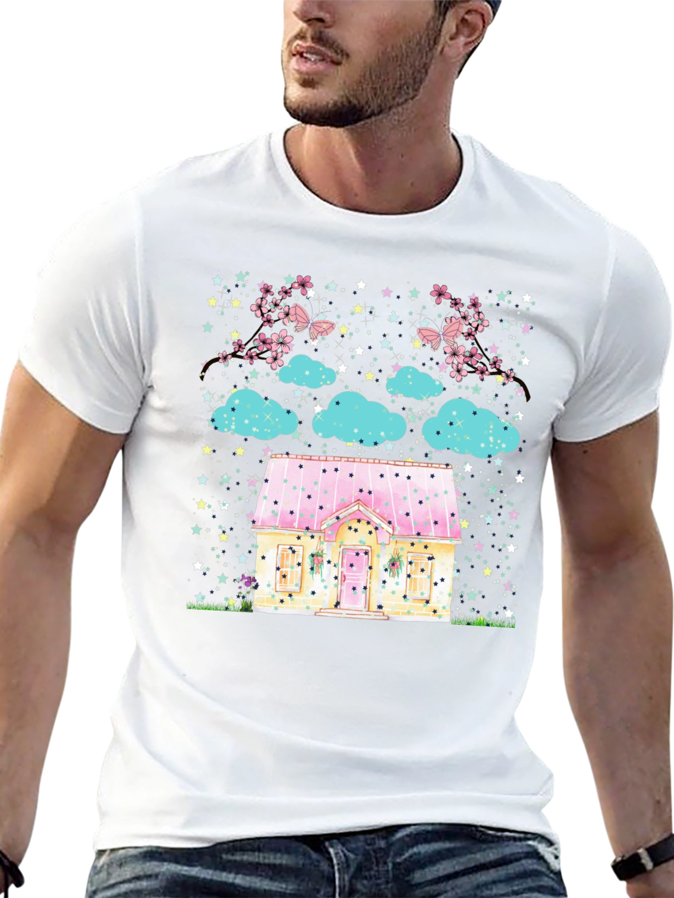 Cute House Design T-Shirt