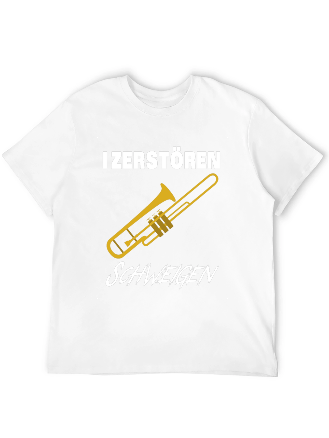 I Zerstören Posaune Schweigen T-Shirt
