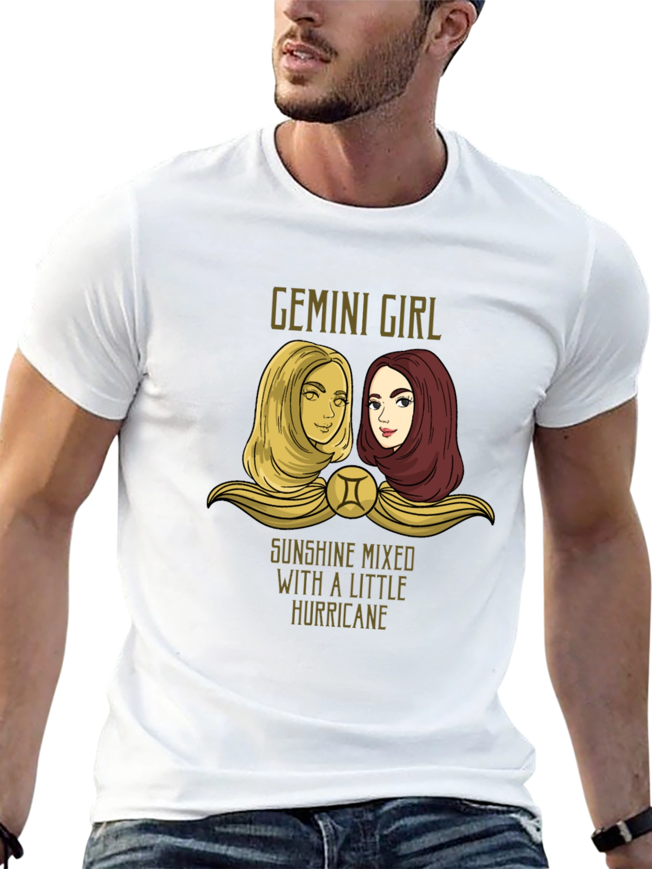 Gemini Girl T-Shirt - Zodiac Sign Tee