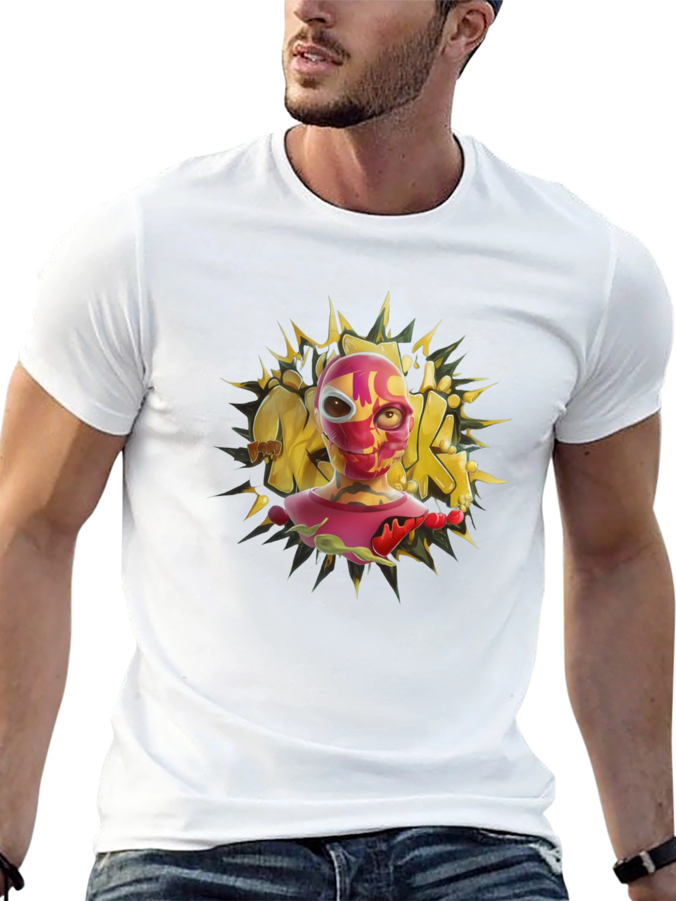 Zombie Alien Graphic T-Shirt