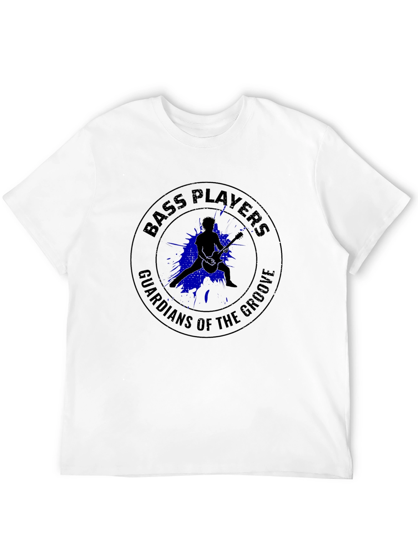 Bass Players Guardians of the Groove Black T-Shirt