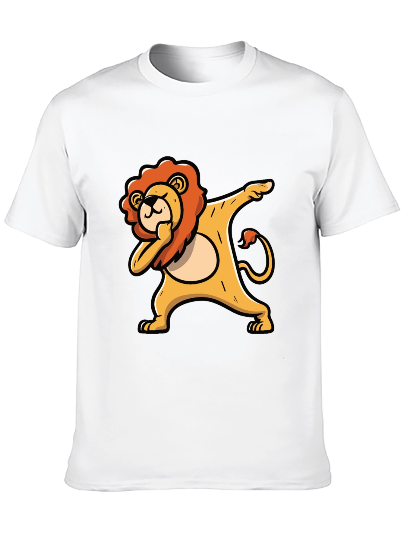 Lion Dab Dance Graphic T-Shirt