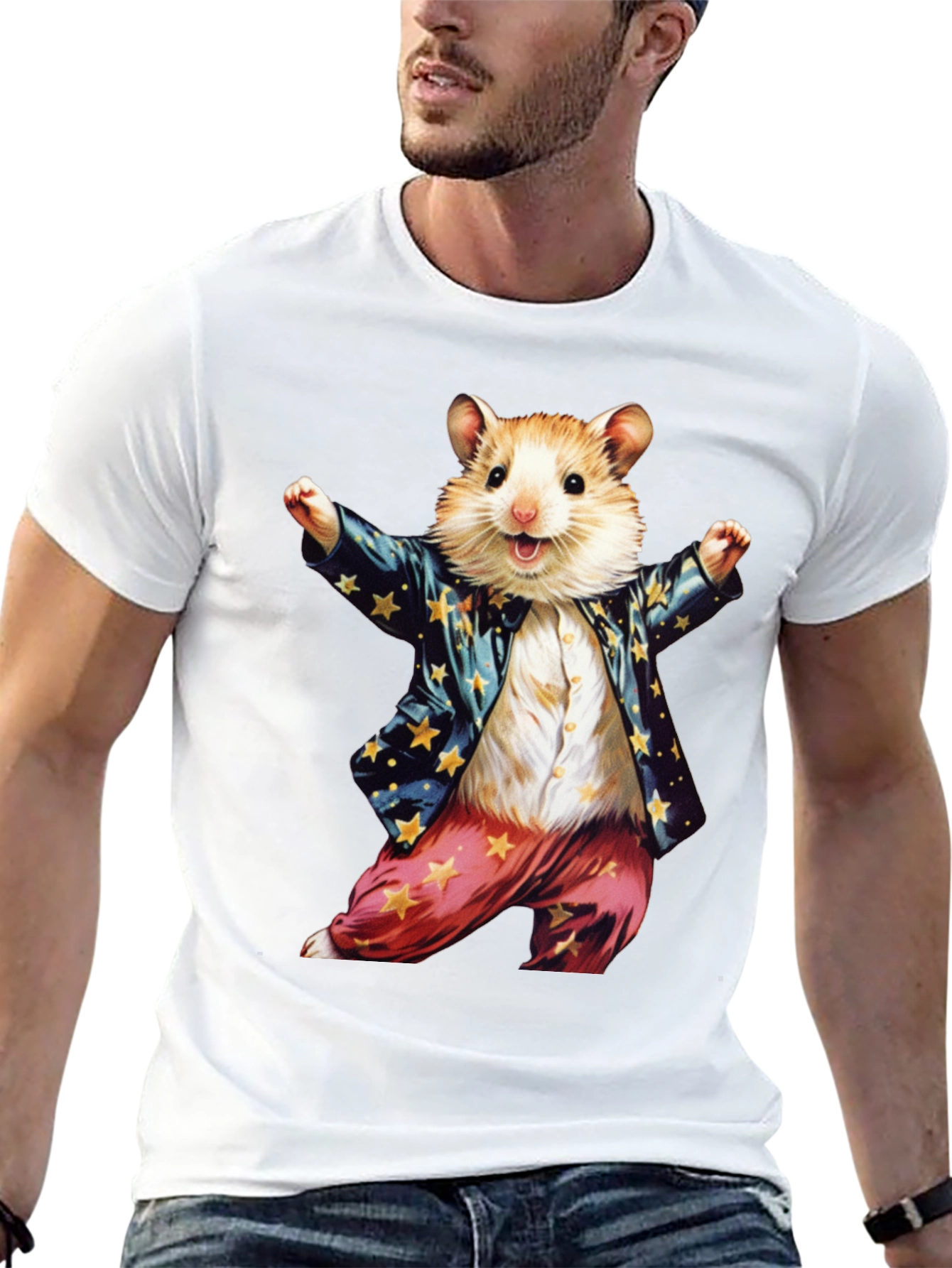 Hamster Wizard T-Shirt - Funny Graphic Tee
