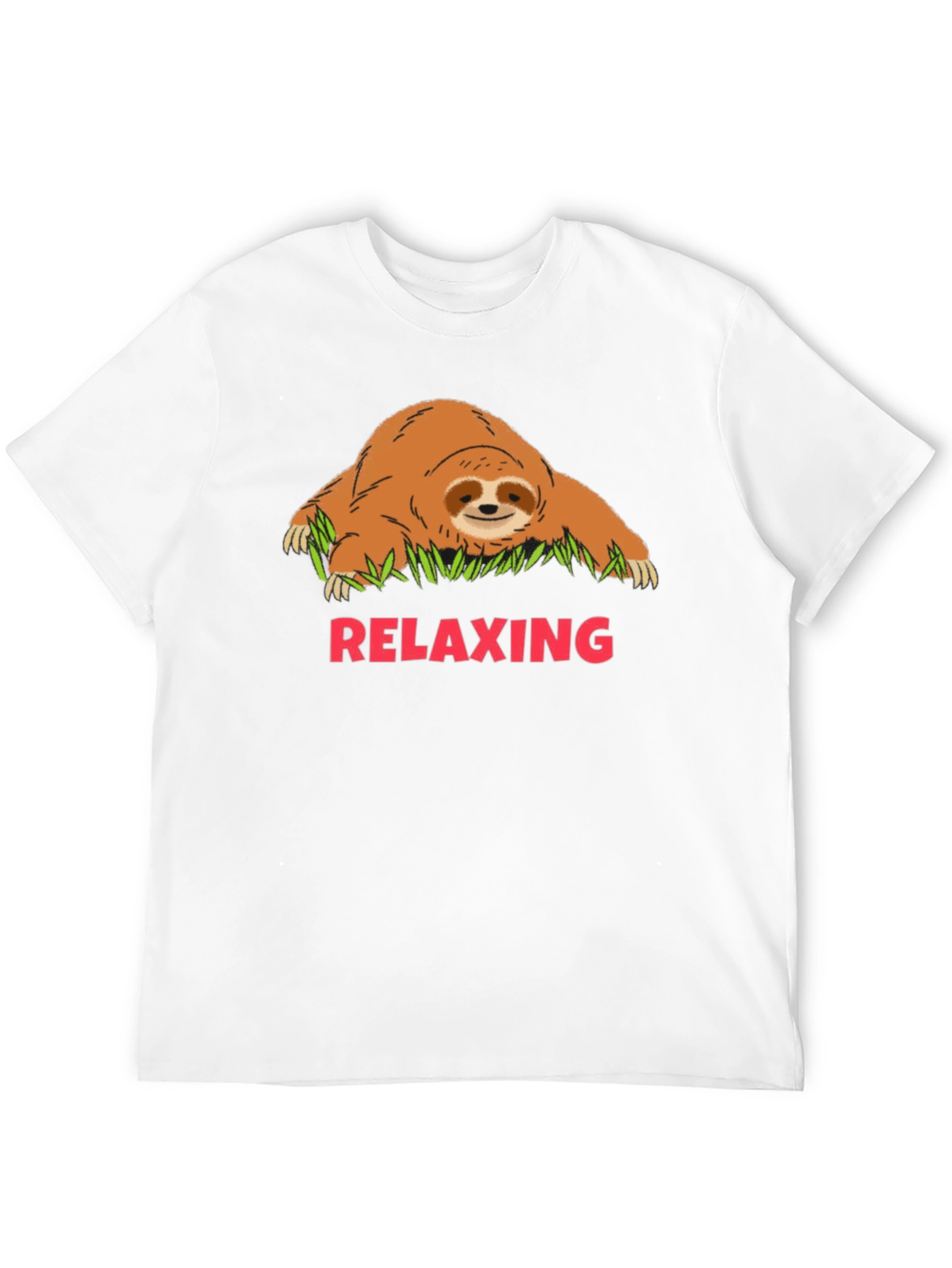 Relaxing Sloth Graphic T-Shirt