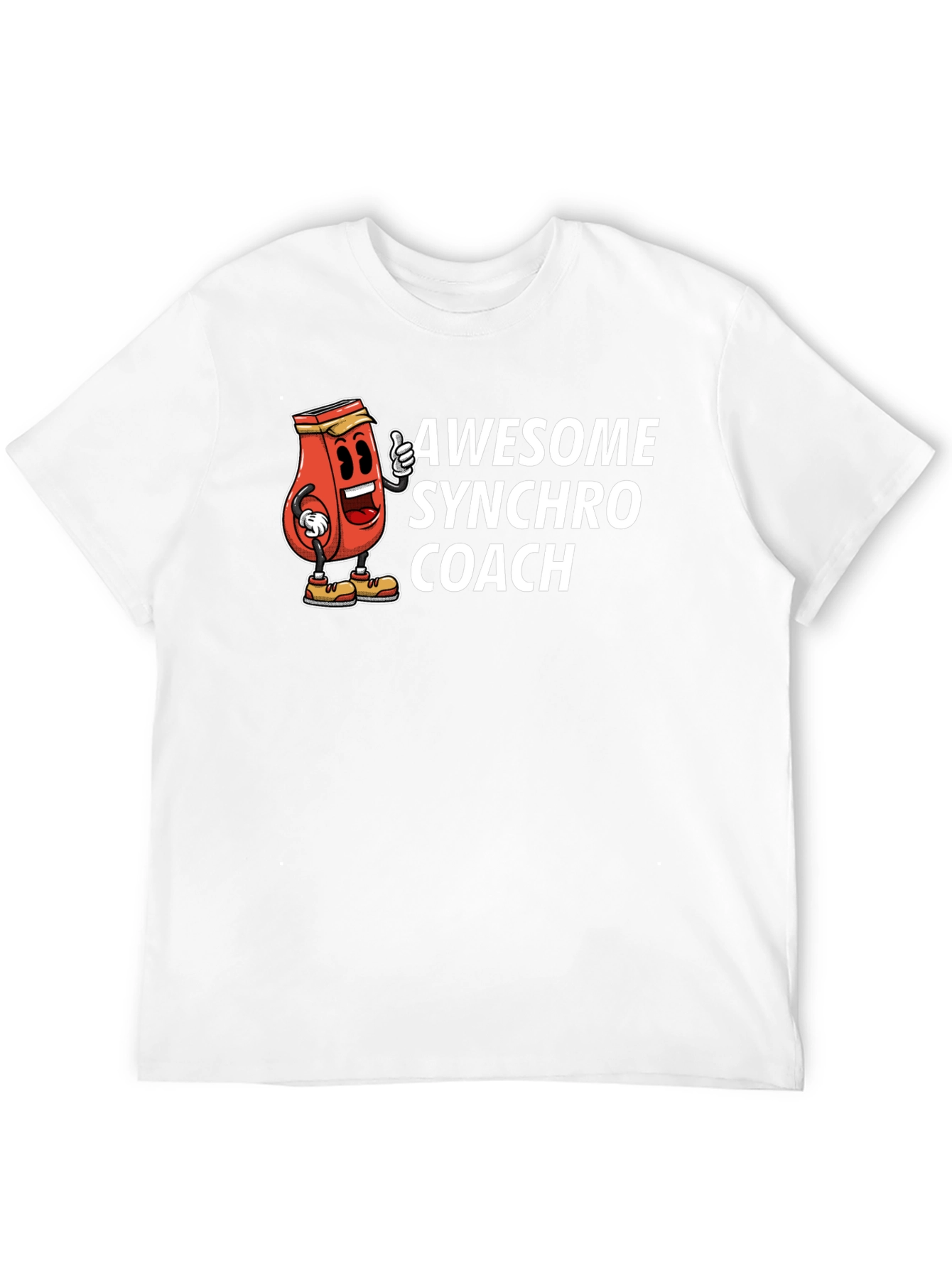 Awesome Synchro Coach Graphic Tee - Black