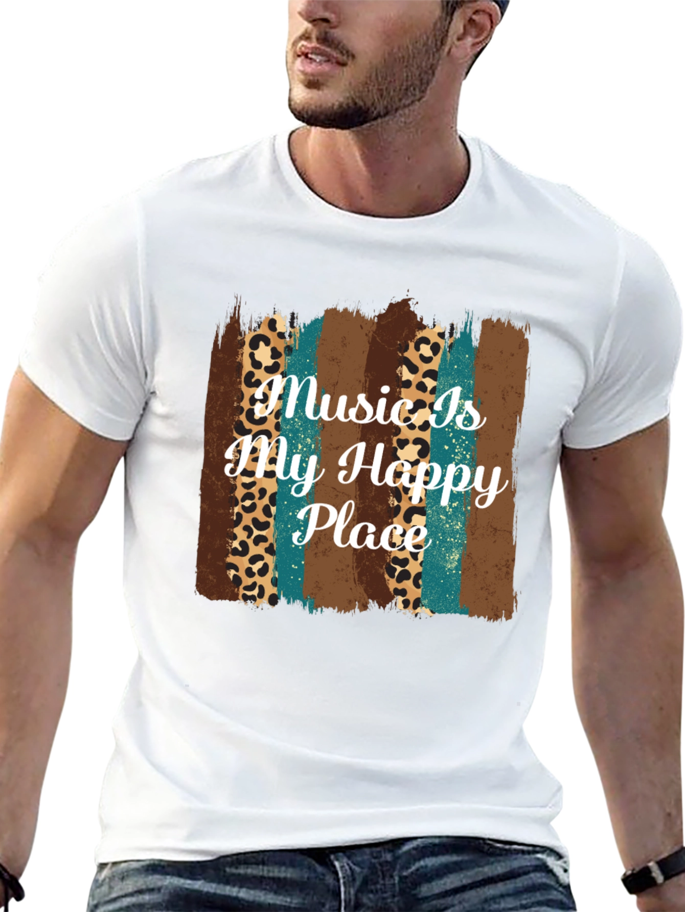 Music Is My Happy Place T-Shirt
