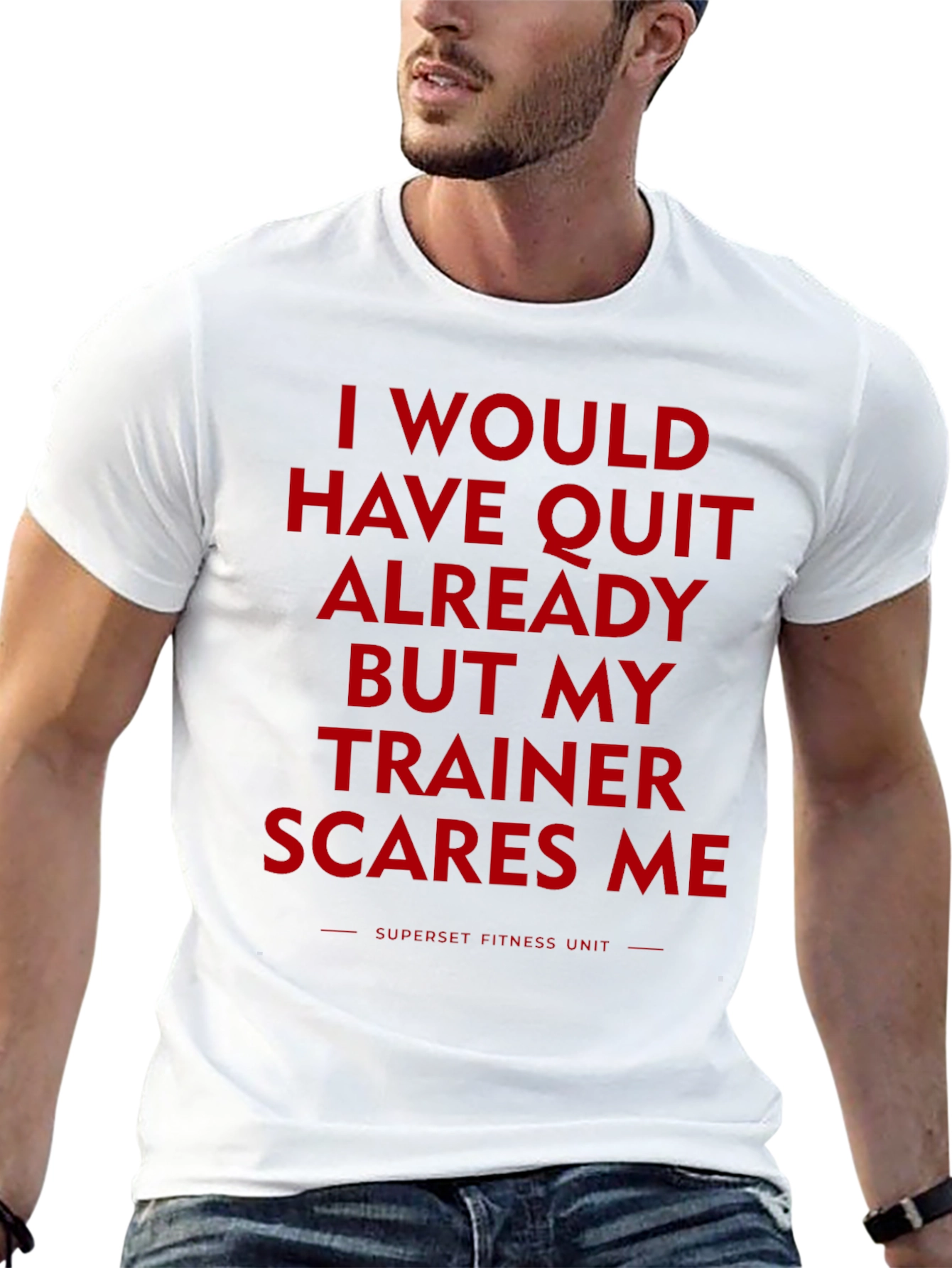 Trainer Scares Me Funny Workout T-Shirt