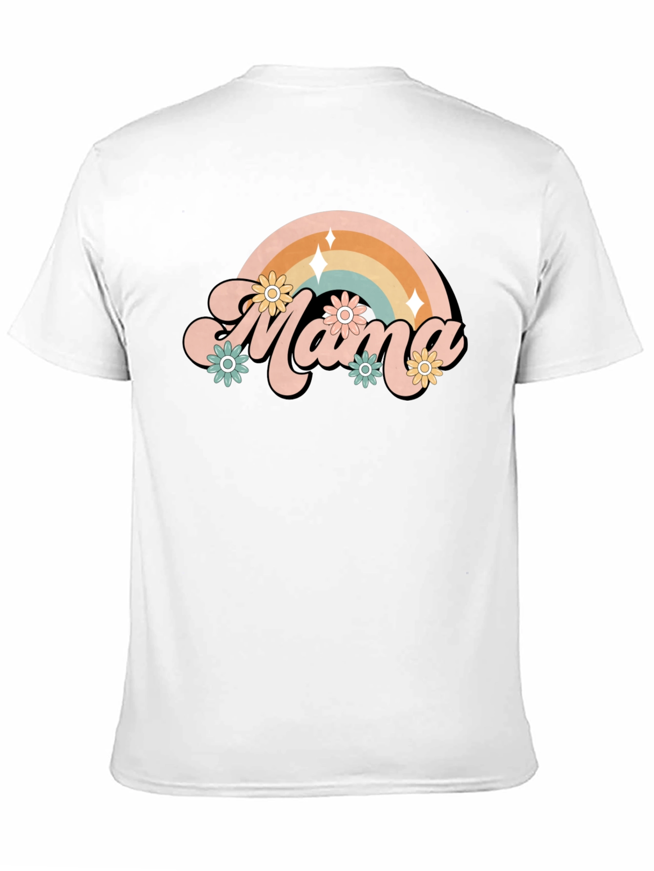 Retro Mama Rainbow T-Shirt