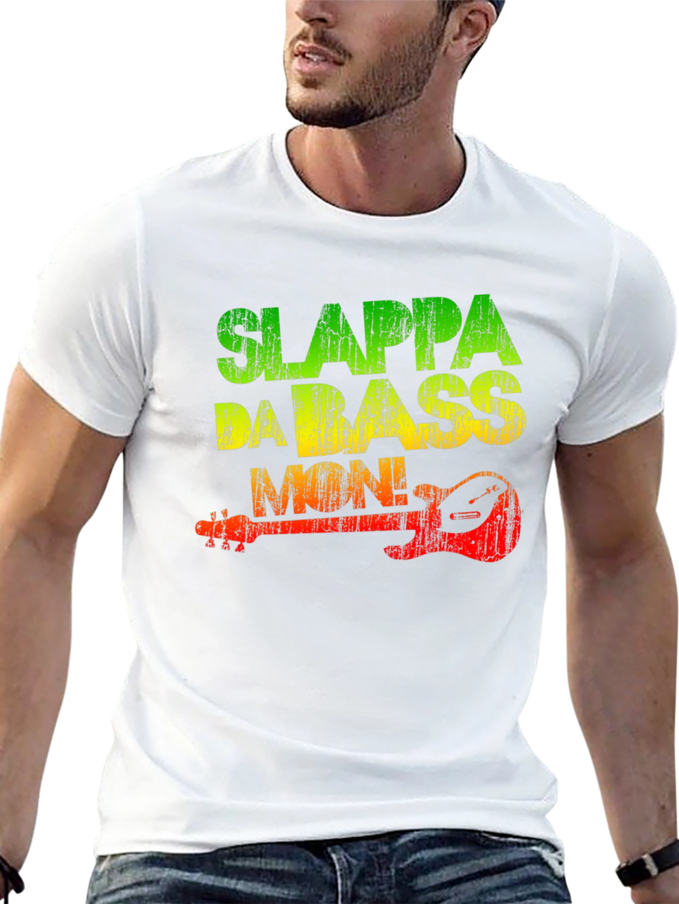 Slappa Da Bass Mon! Graphic T-Shirt
