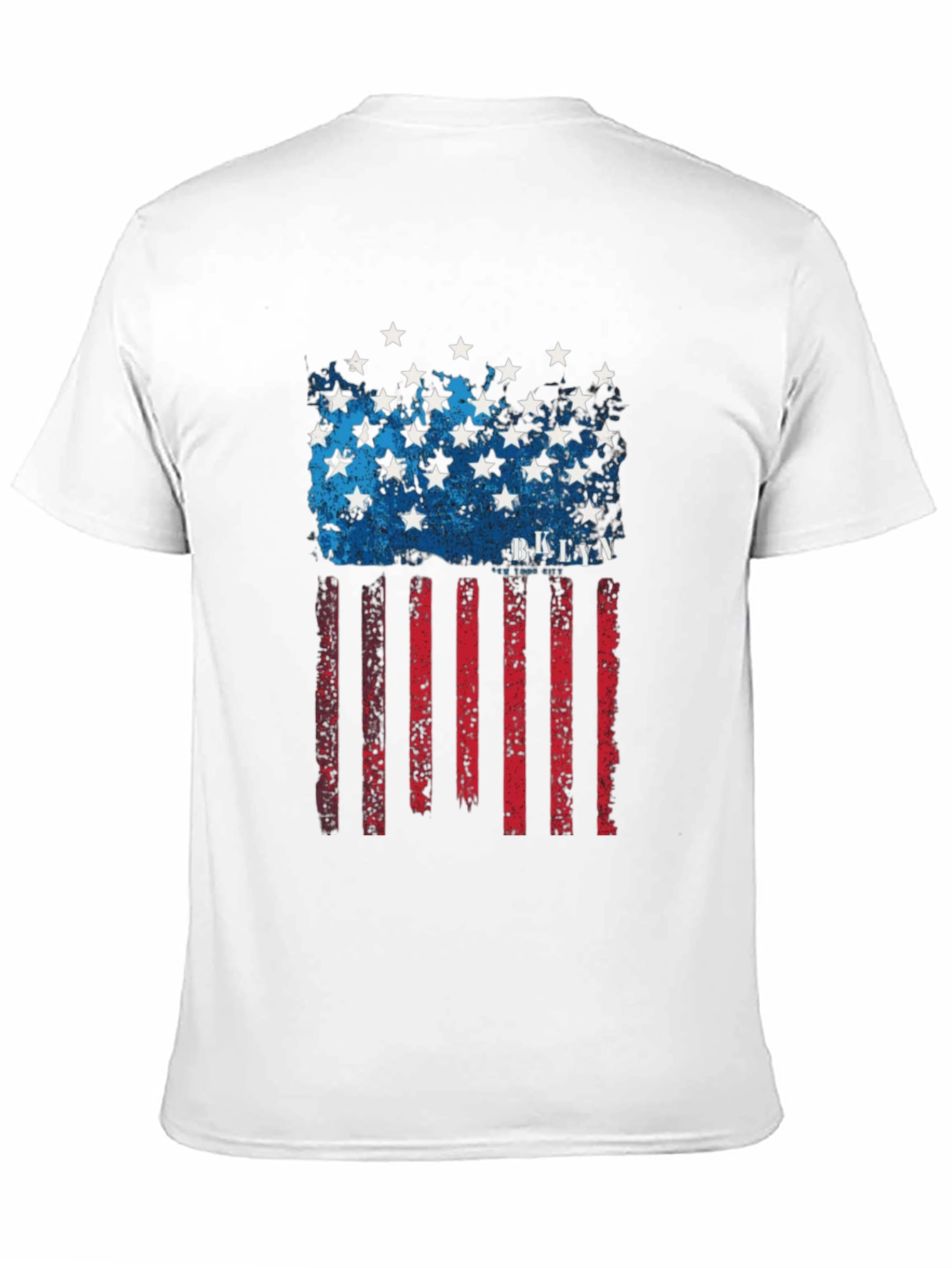 Brooklyn American Flag Graphic T-Shirt