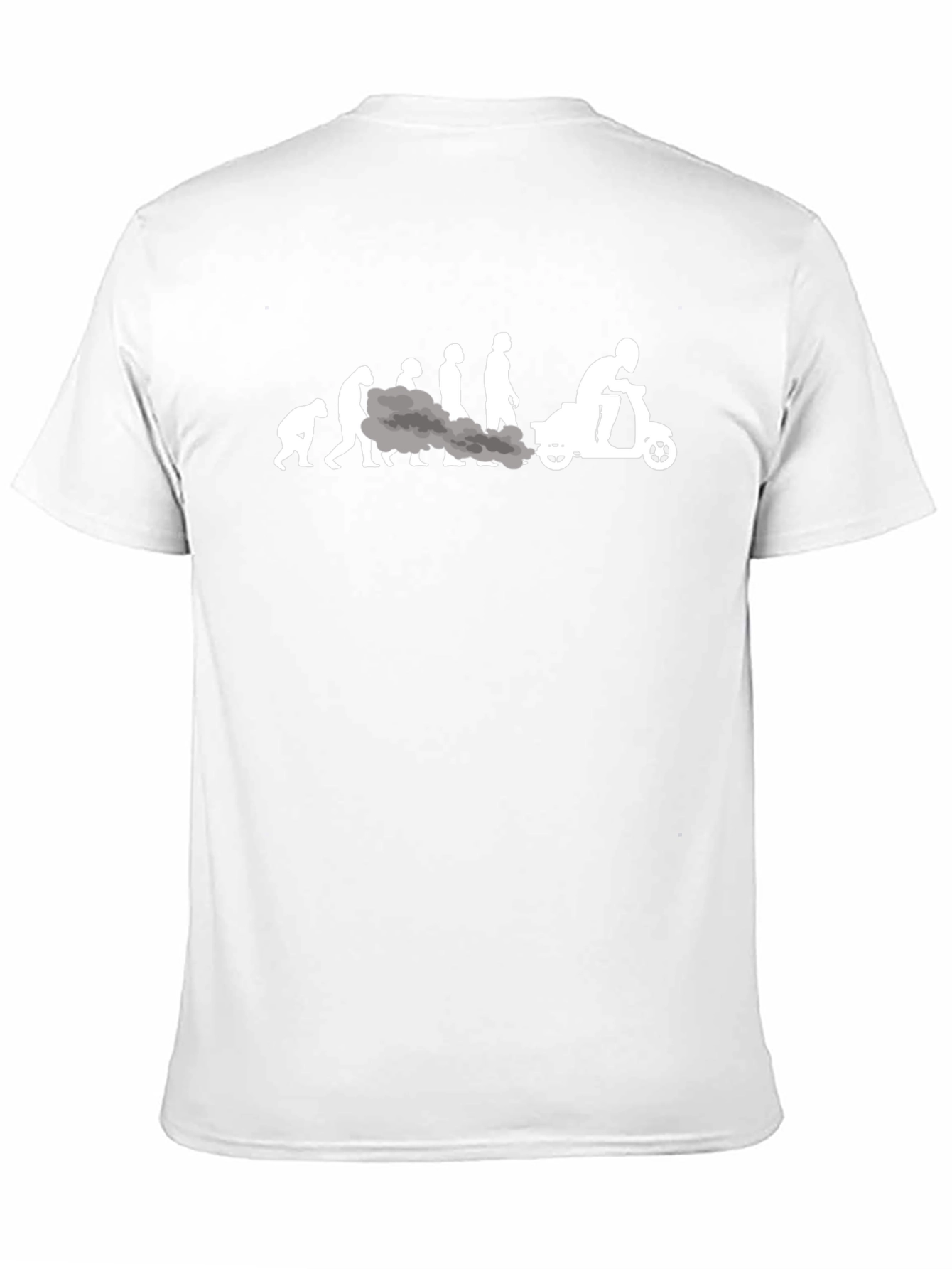 Evolution of Scooter T-Shirt - Black Cotton Tee