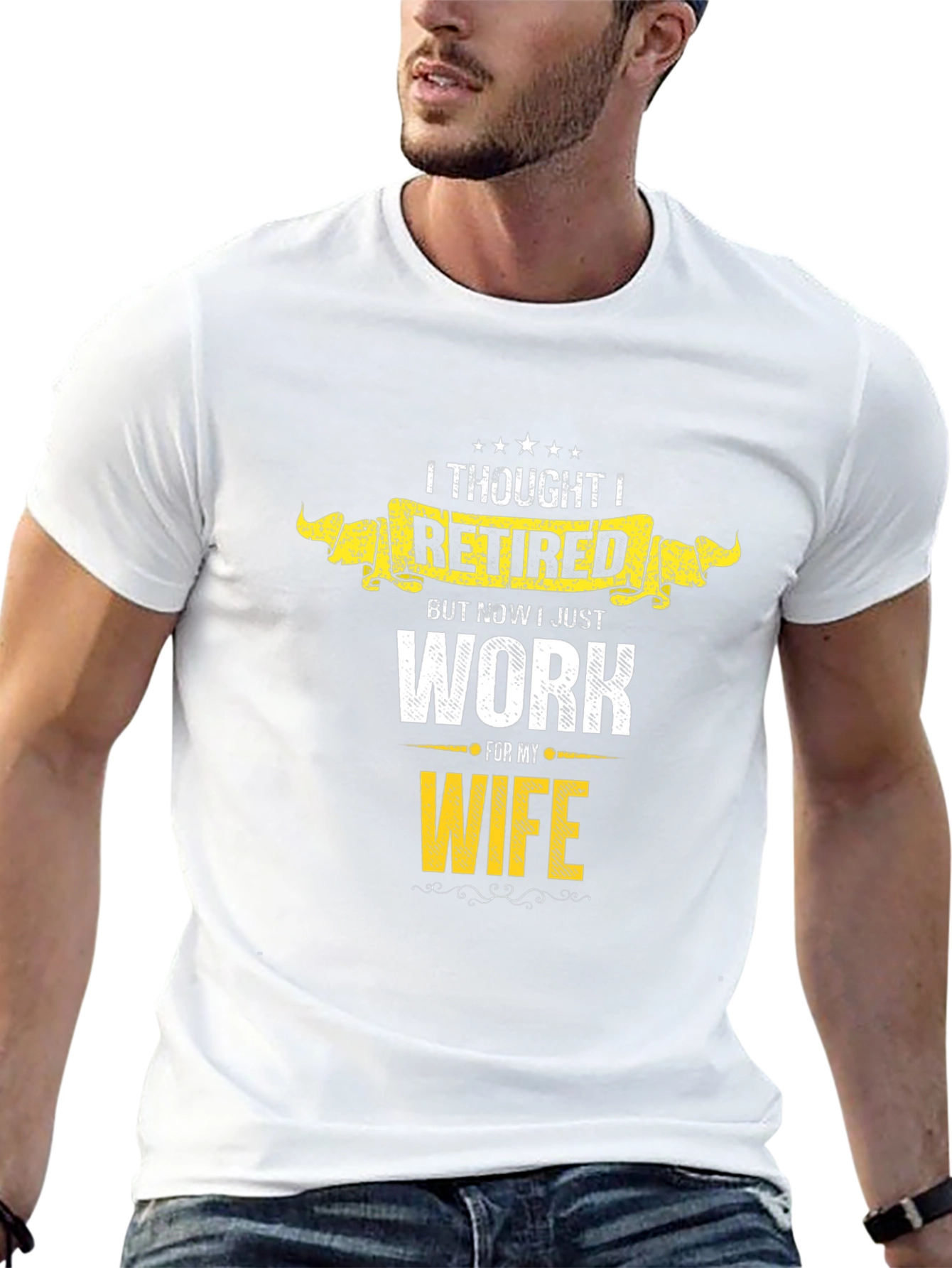 Retired? Funny Mens T-Shirt