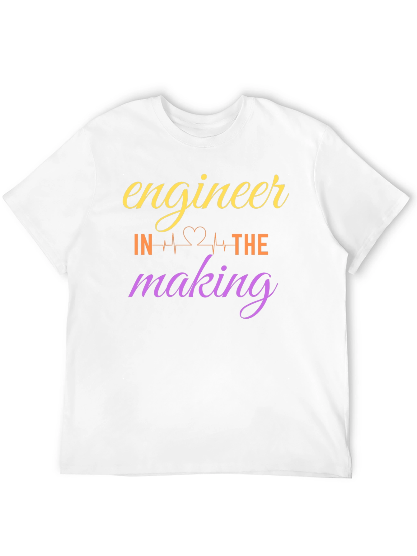 Engineer In The Making T-Shirt - Heartbeat Graphic