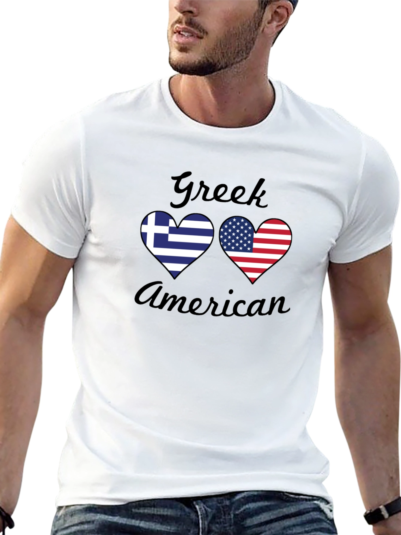 Greek American Pride T-Shirt