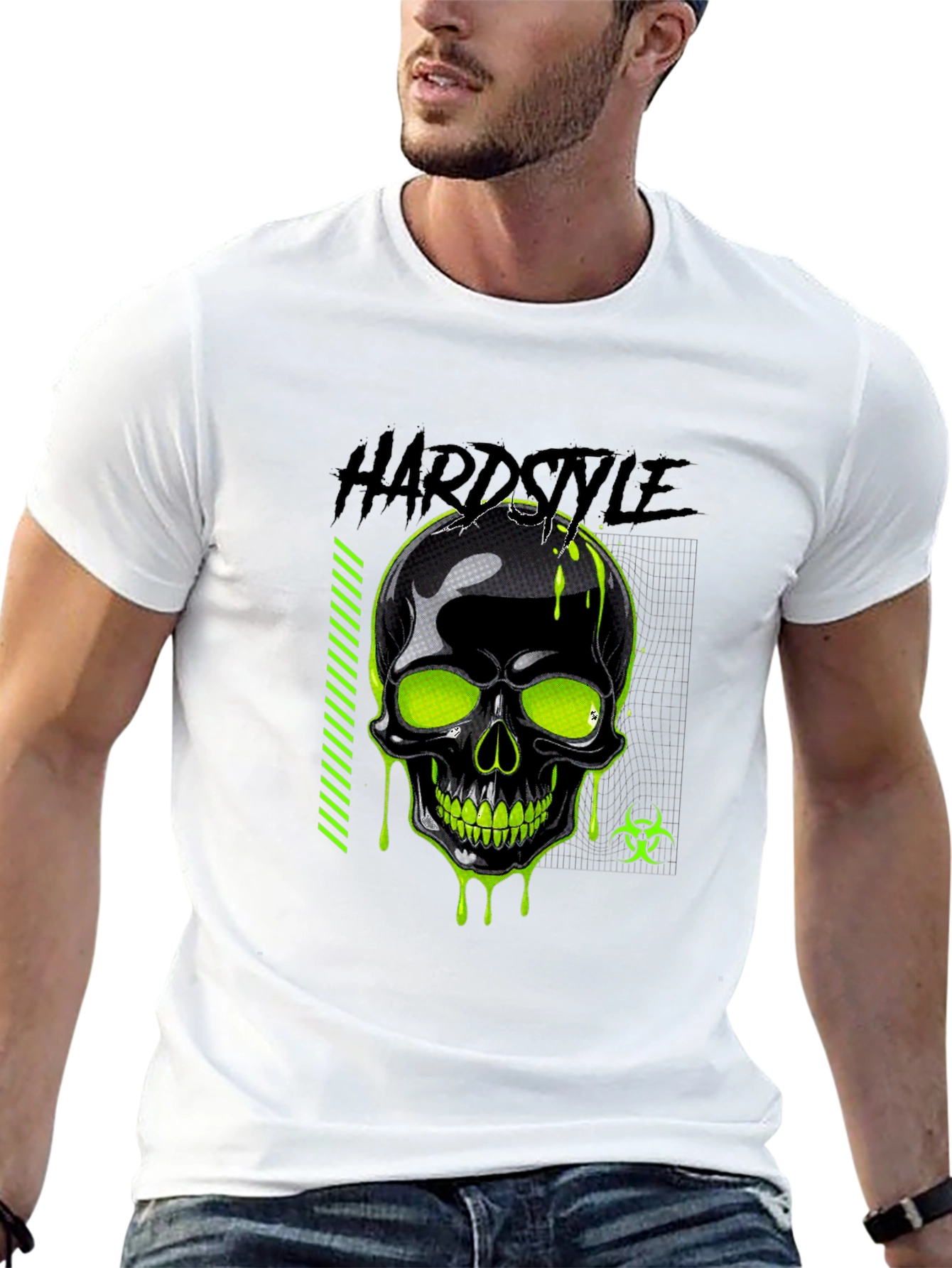 Hardstyle Skull Graphic Tee
