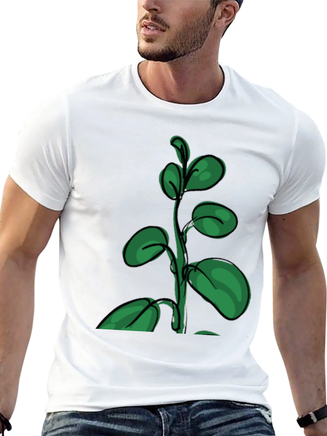Nature Plant Graphic T-Shirt