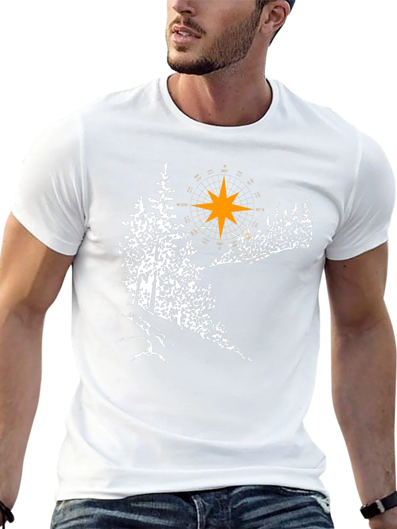 Nature Compass Black T-Shirt