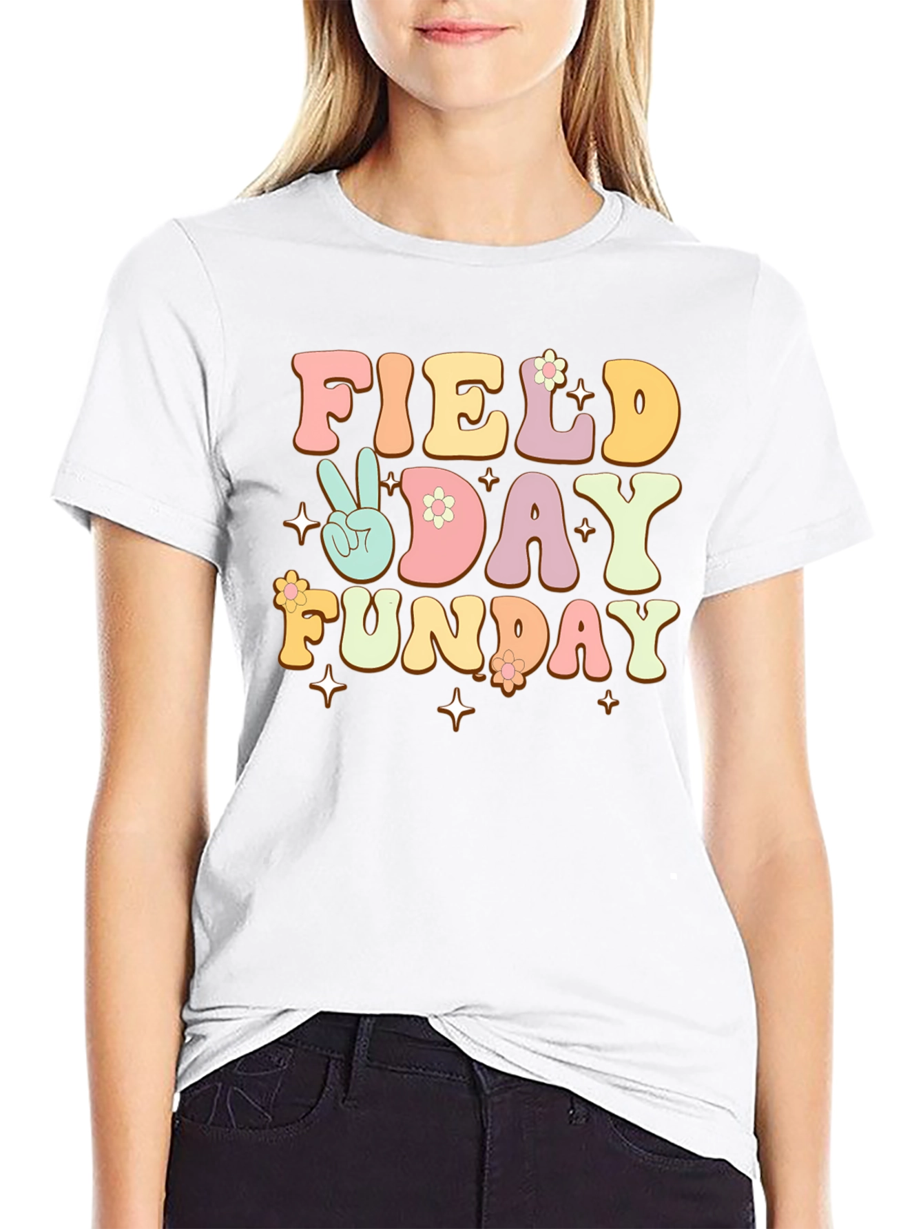 Field Day Funday Black Graphic Tee
