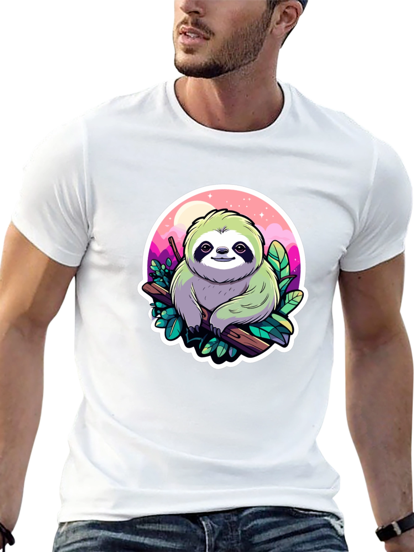 Cute Sloth T-Shirt - Relaxed Fit