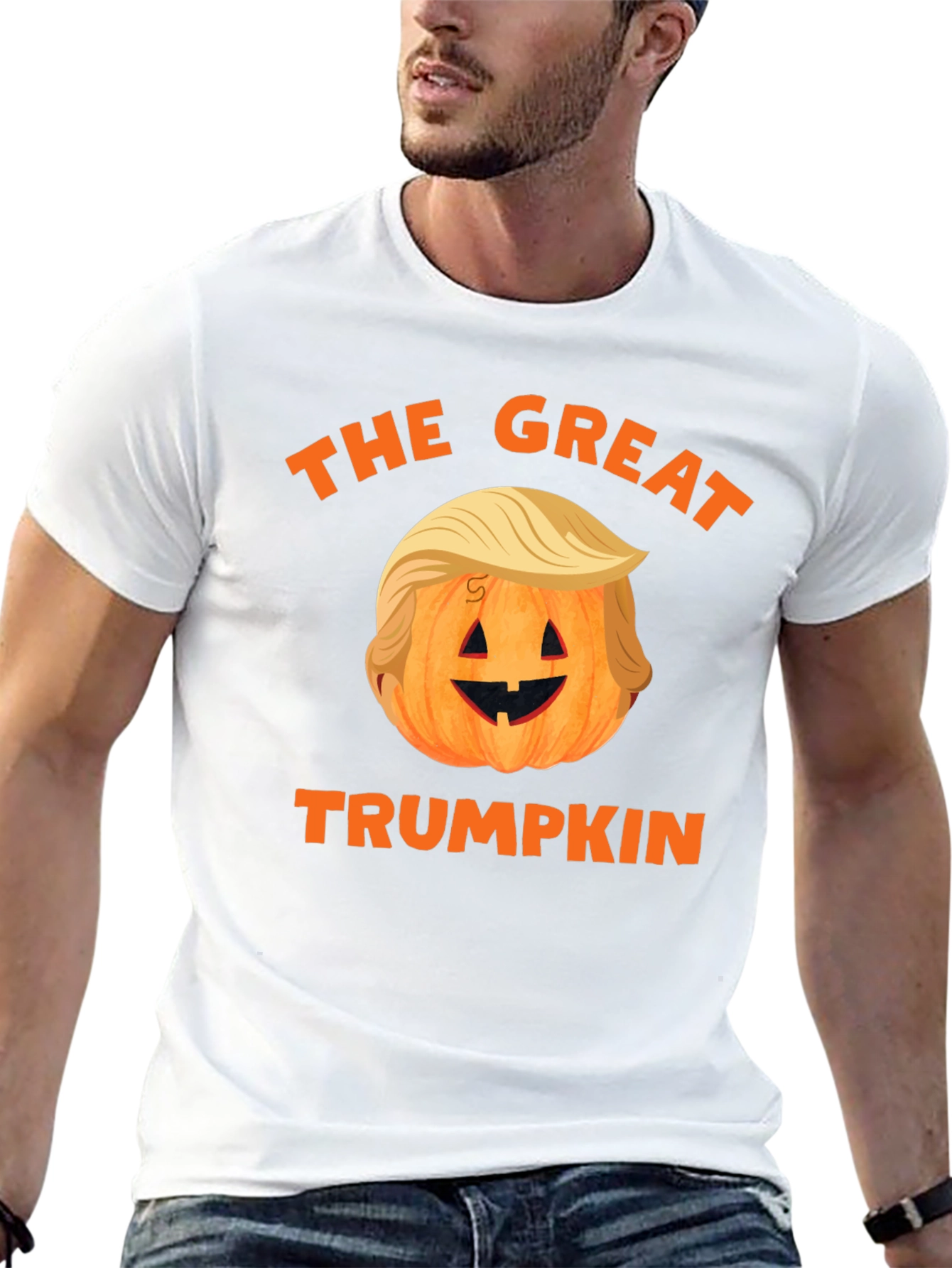 Great Trumpkin Halloween T-Shirt - Funny Political Tee
