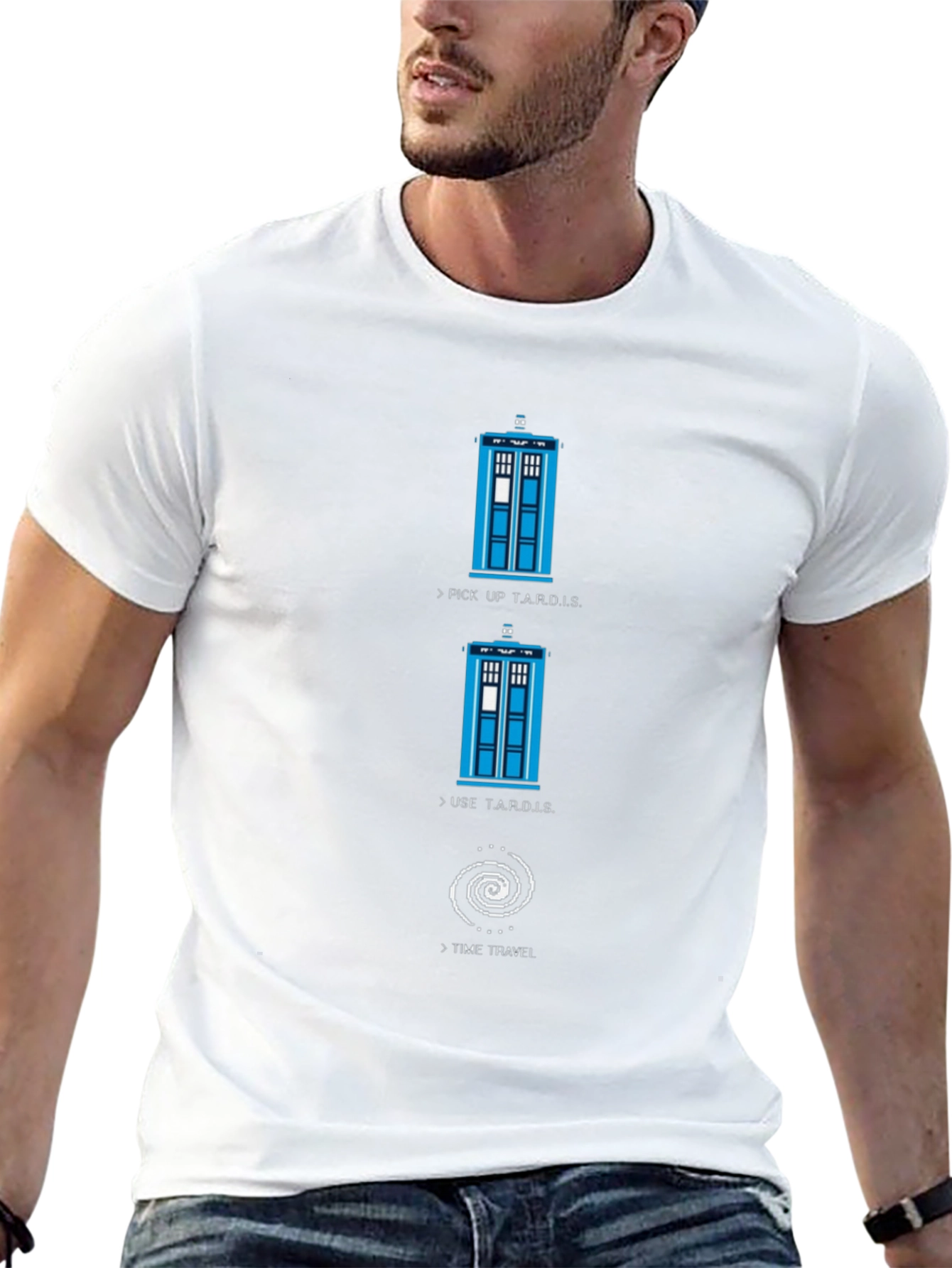 Doctor Who TARDIS Time Travel T-Shirt