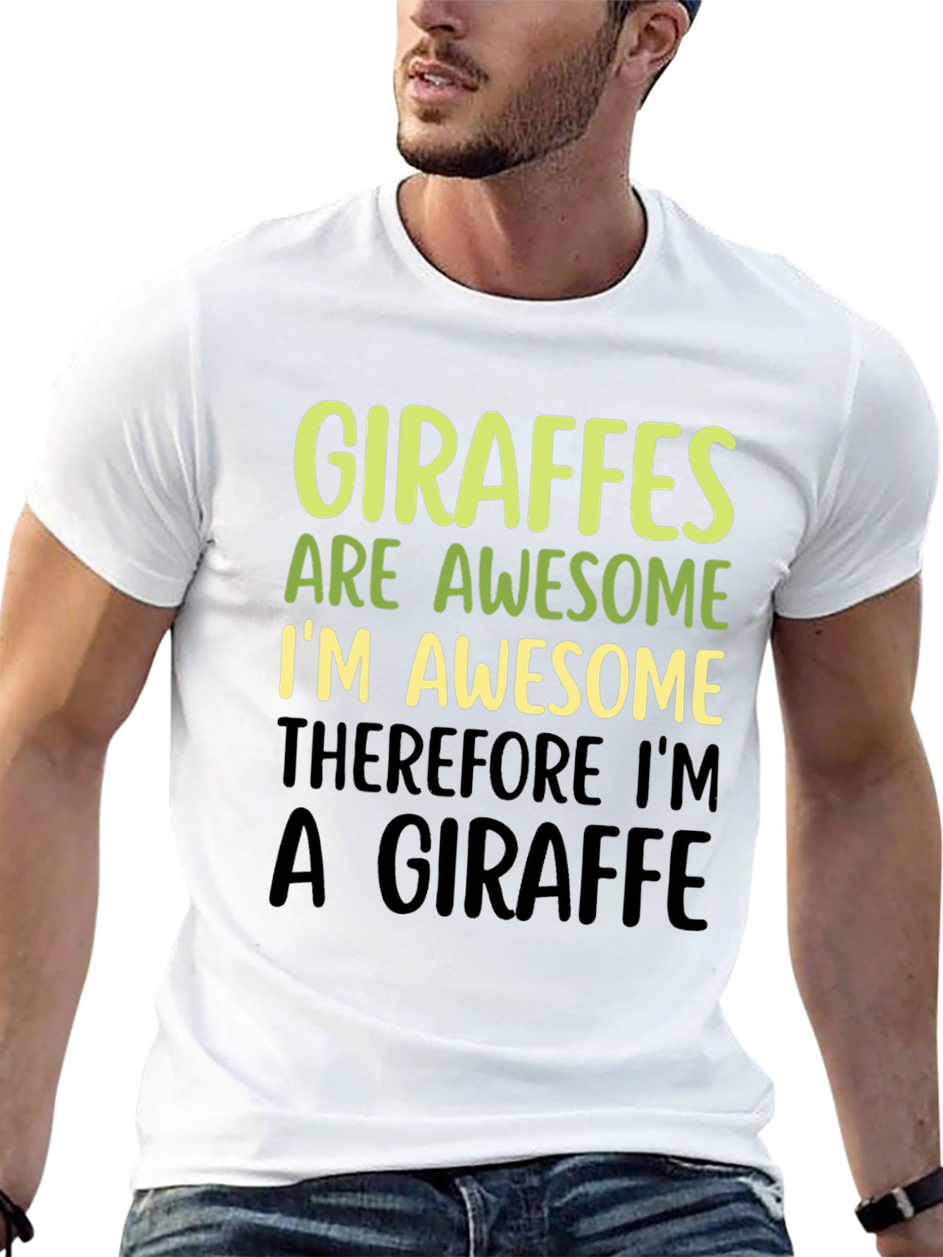 Giraffe Awesome Funny T-Shirt