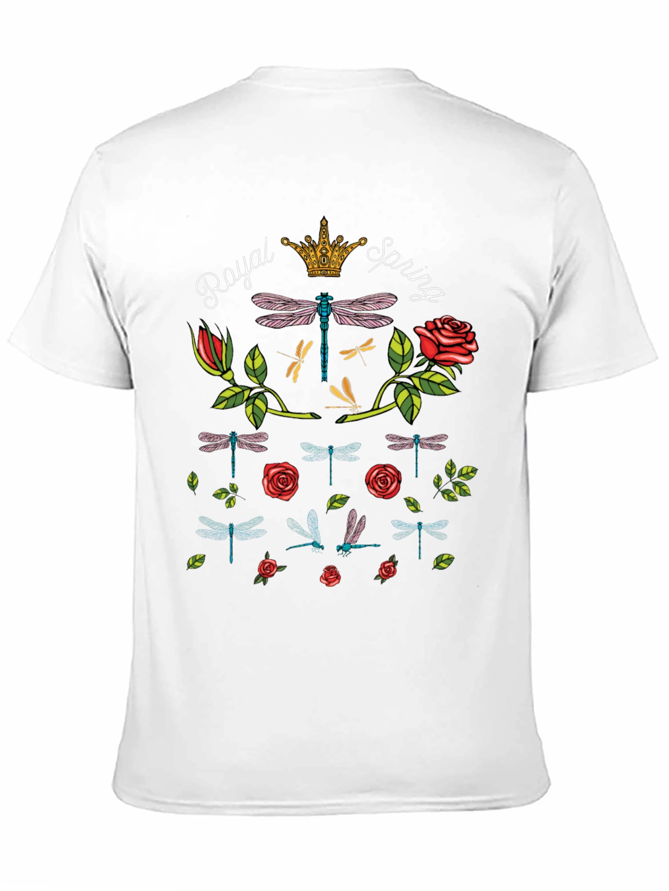 Royal Spring Dragonfly Graphic Tee