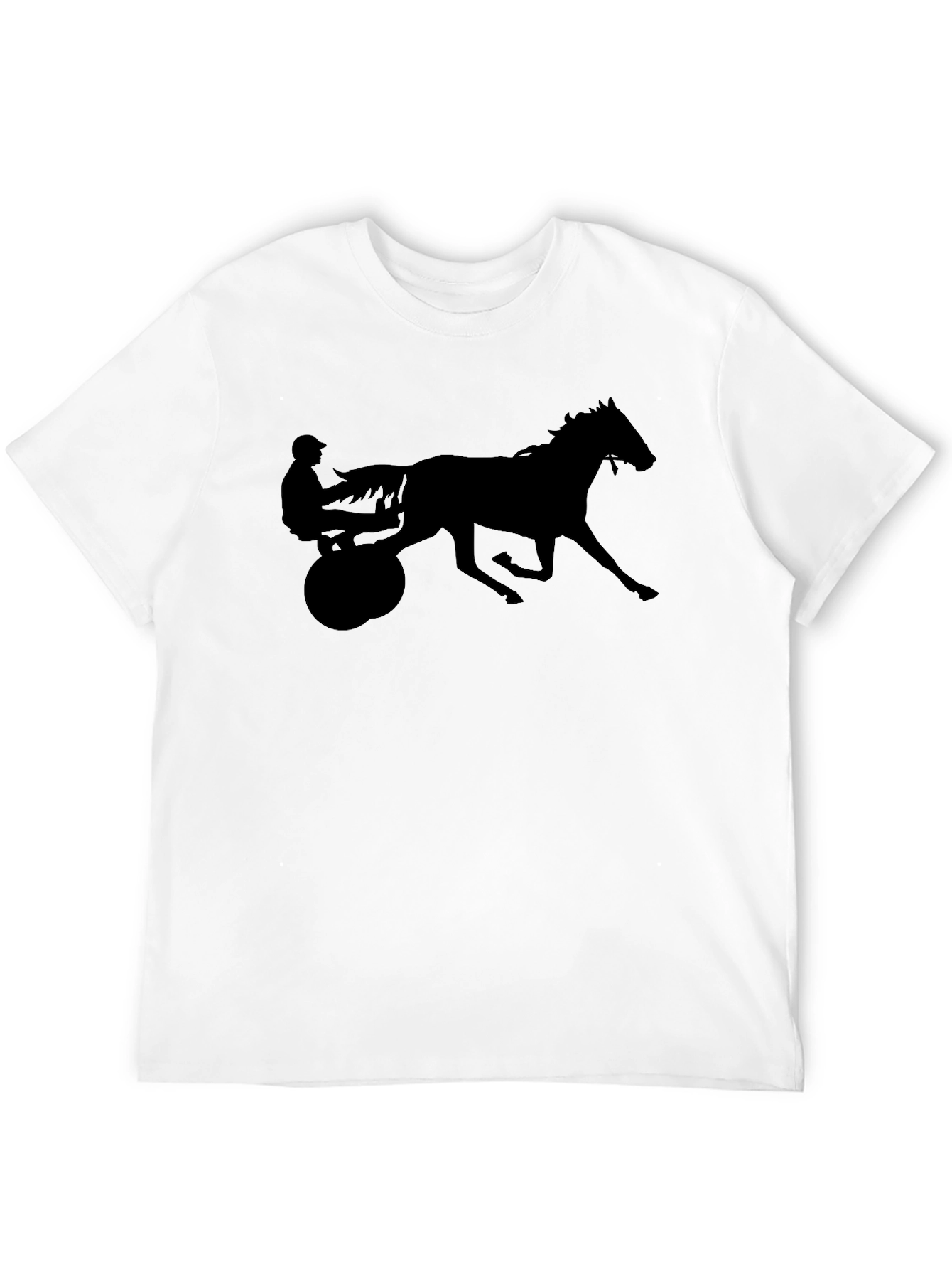 Harness Racing T-Shirt: Horse & Sulky Design