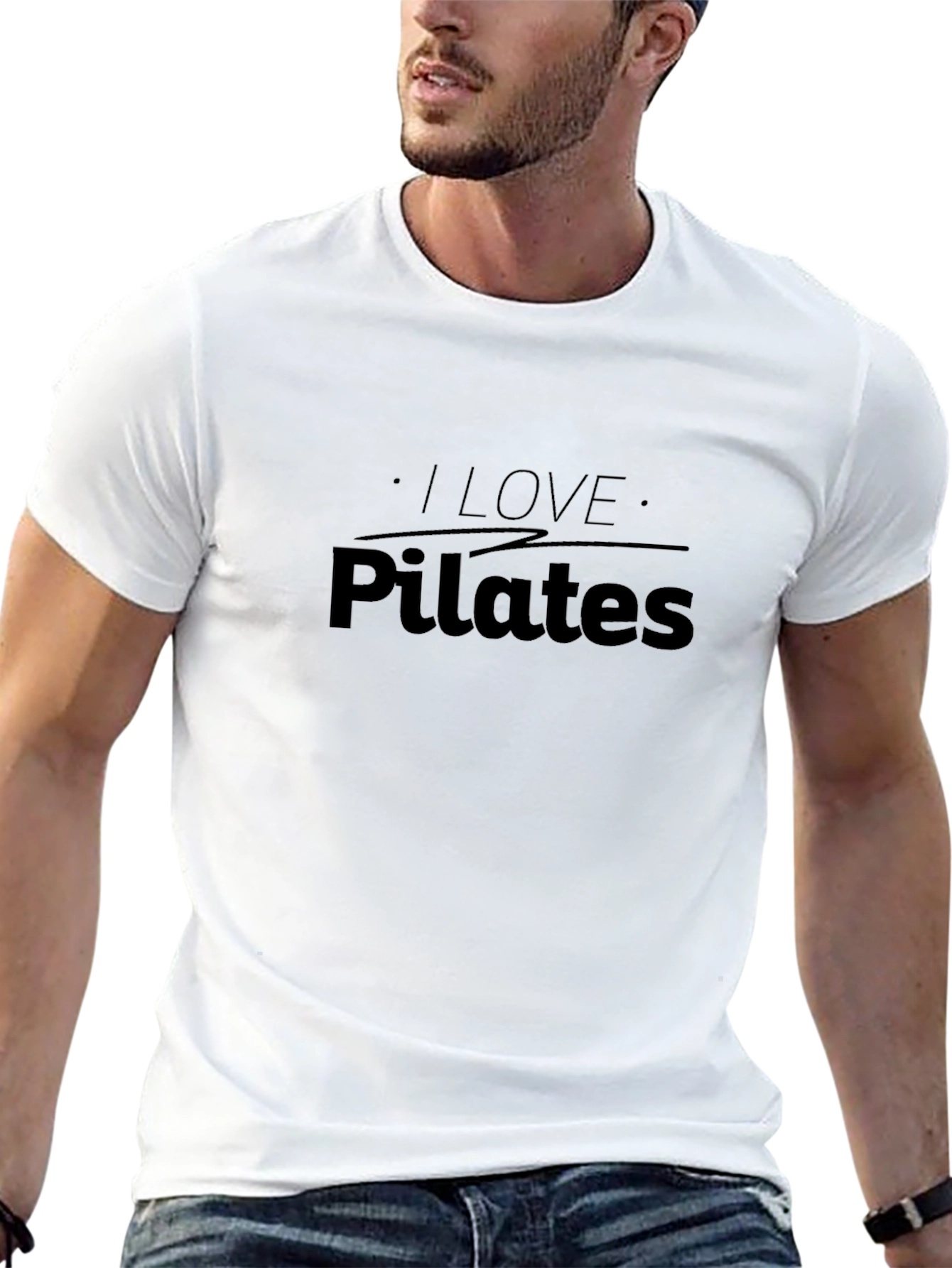 I Love Pilates T-Shirt - Black Graphic Tee
