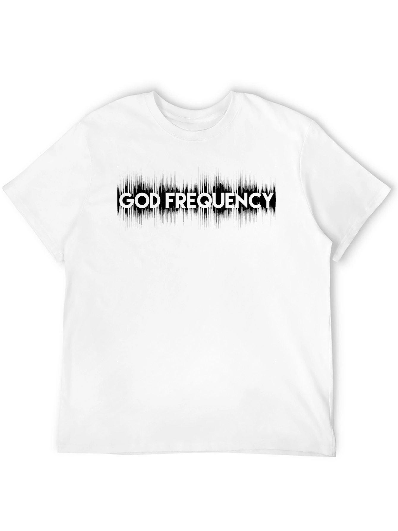 God Frequency Black T-Shirt - Stylish Graphic Tee