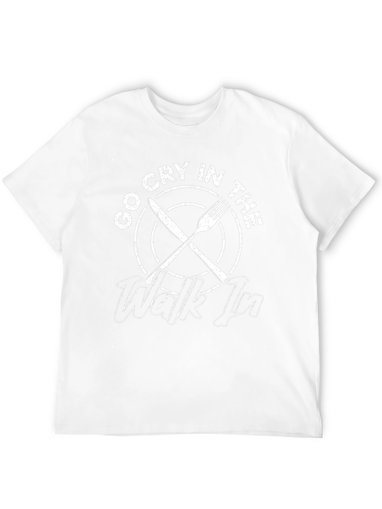 Go Cry in the Walk-In Black Graphic Tee