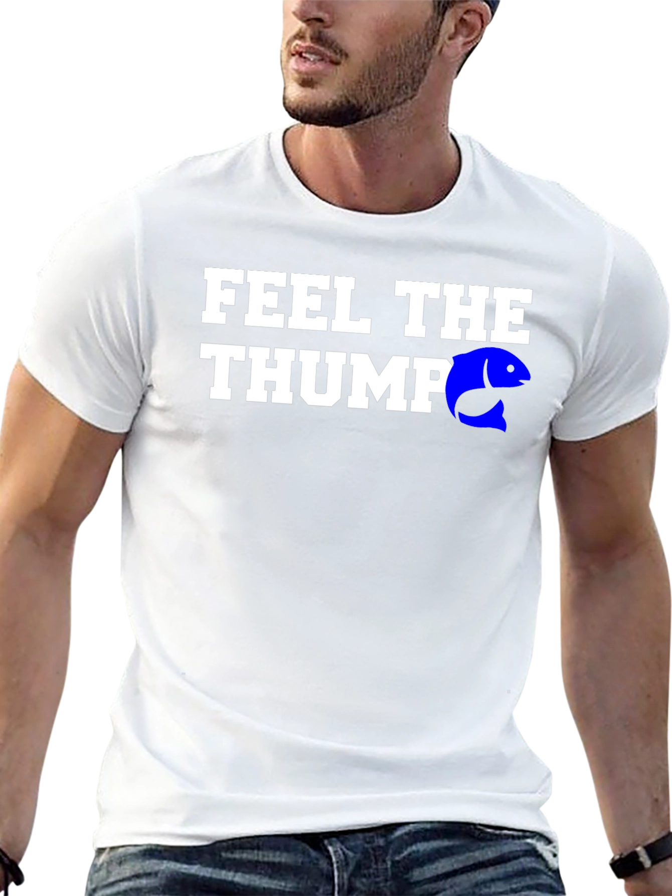 Feel the Thump Fishing T-Shirt