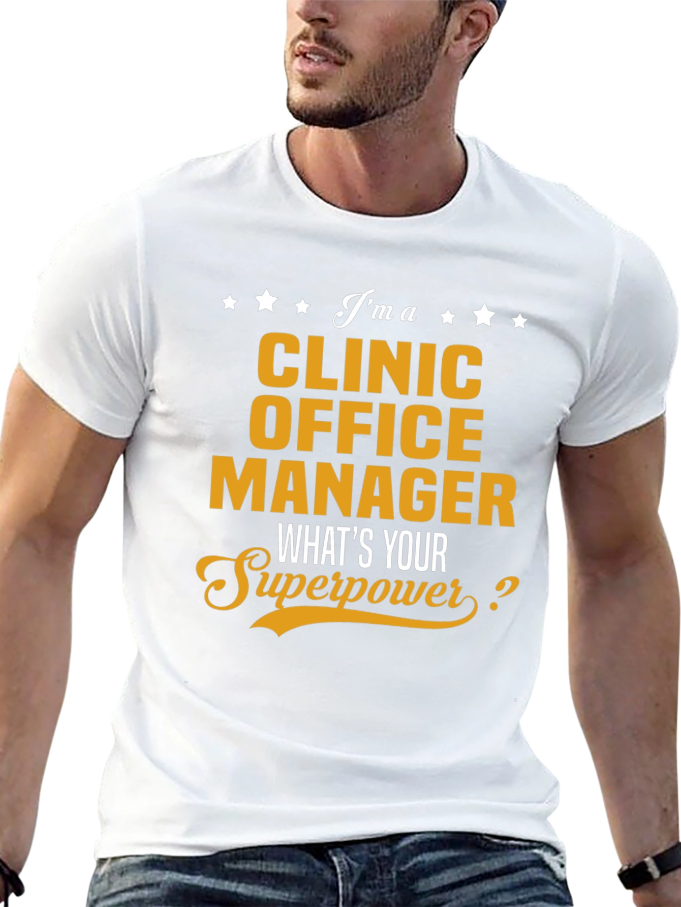Clinic Office Manager Superpower T-Shirt