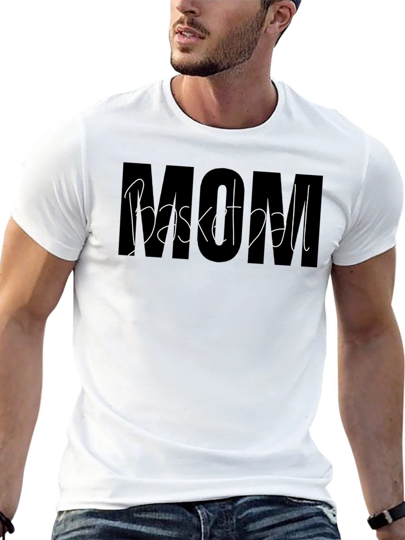 Basketball Mom Graphic T-Shirt
