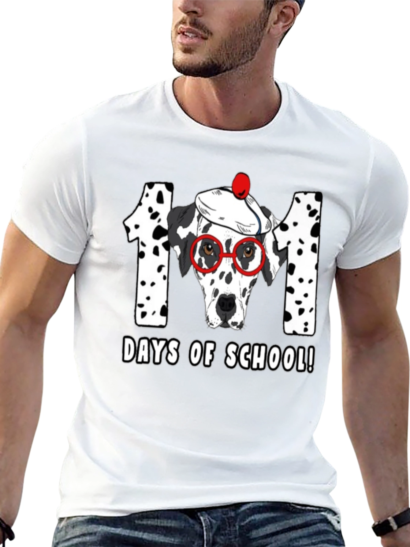 101 Days of School Dalmatian T-Shirt