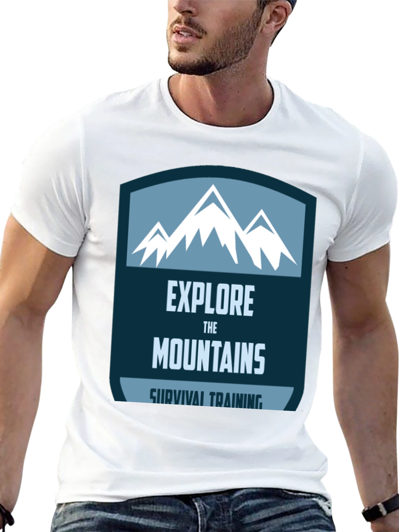 Explore the Mountains T-Shirt - Adventure Ready!