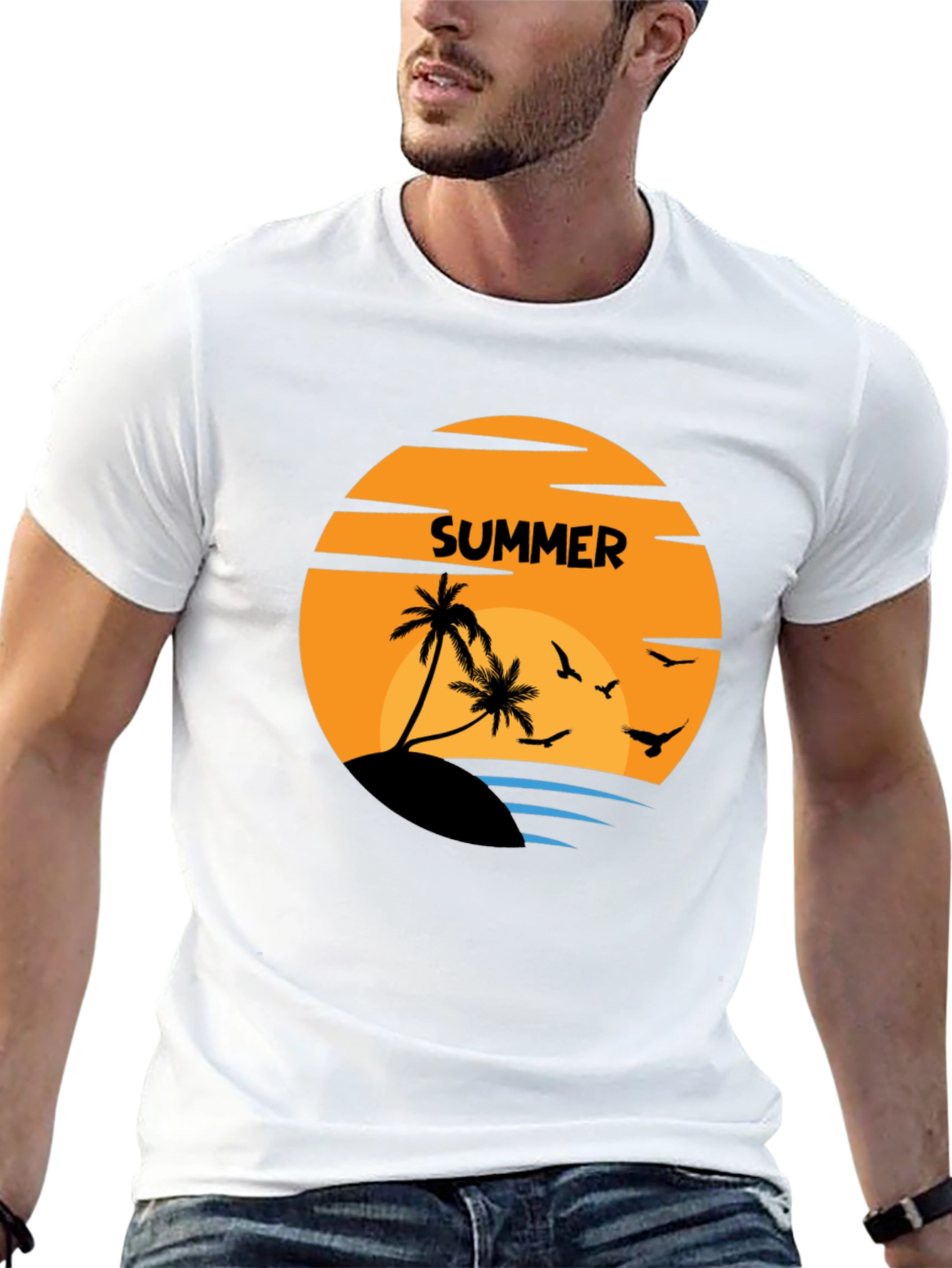 Summer Beach Sunset T-Shirt
