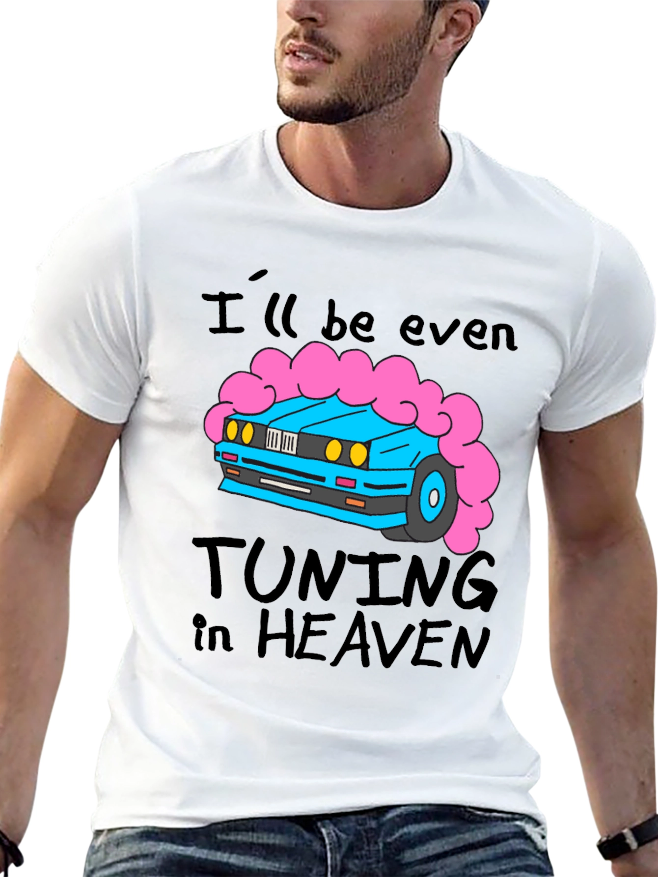 Tuning in Heaven Graphic Tee - Car Lovers Shirt