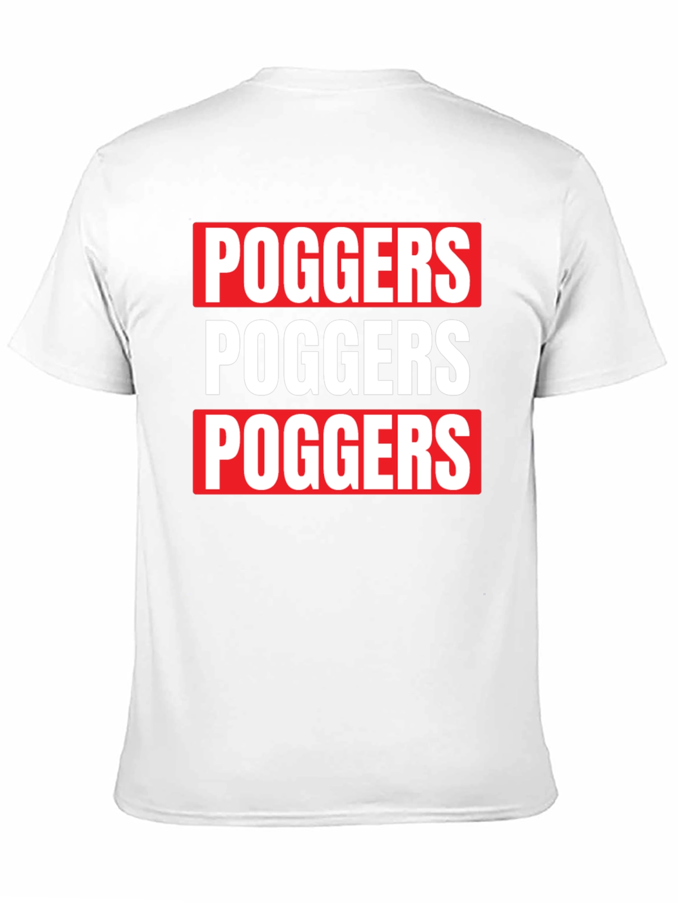 Poggers Graphic Tee - Black Cotton Blend
