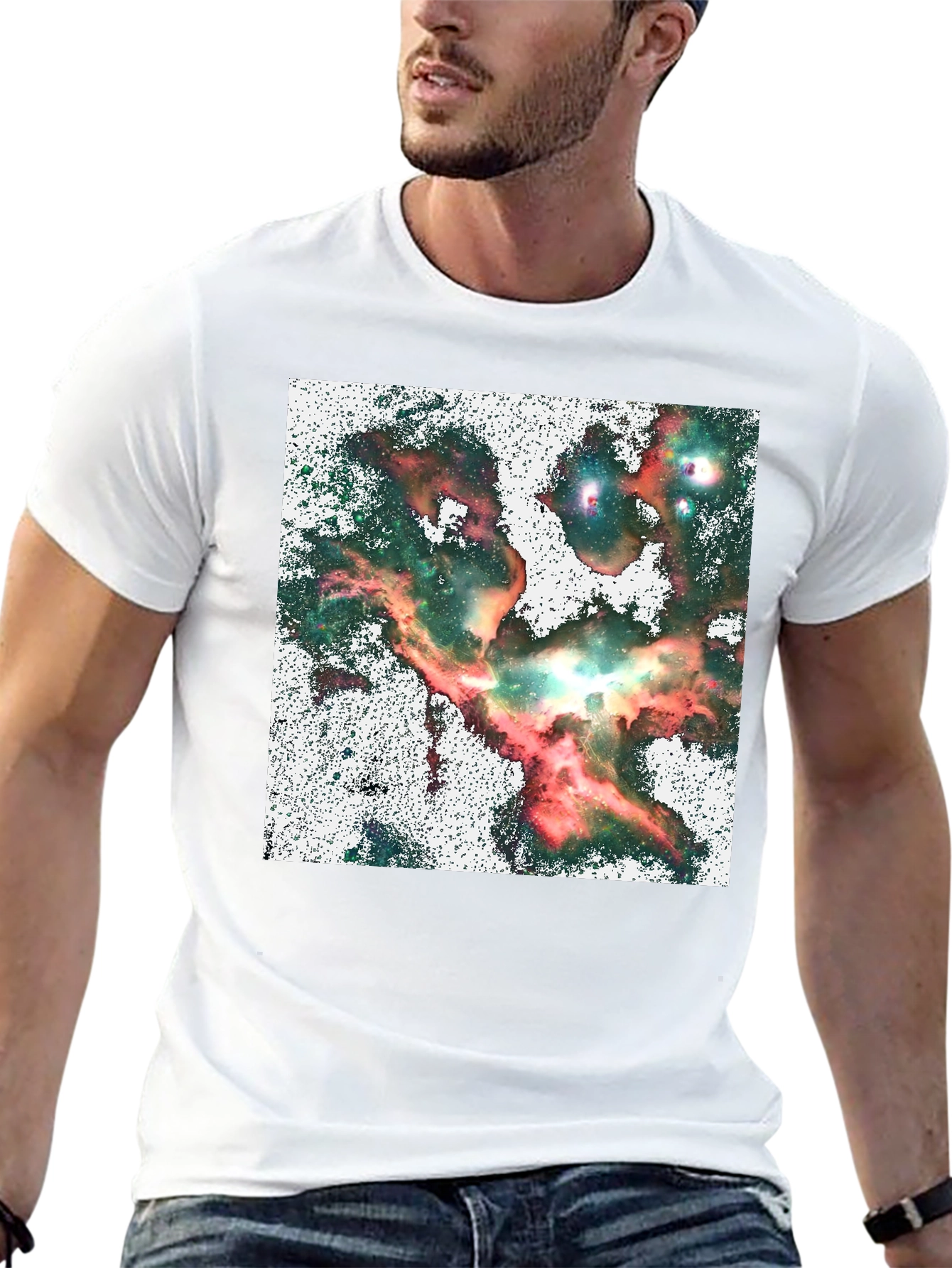 Nebula Graphic Black T-Shirt