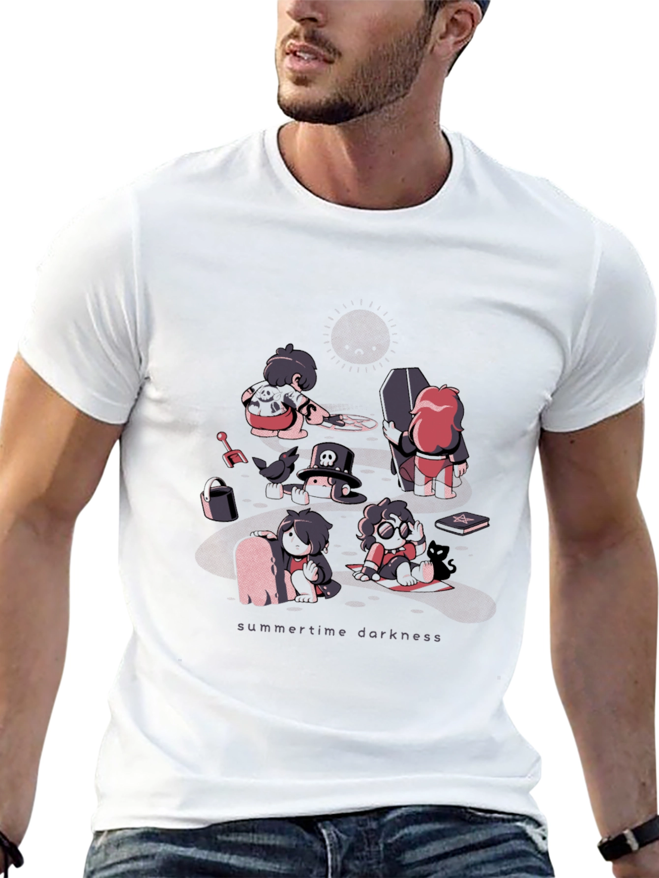 Summertime Darkness Graphic T-Shirt