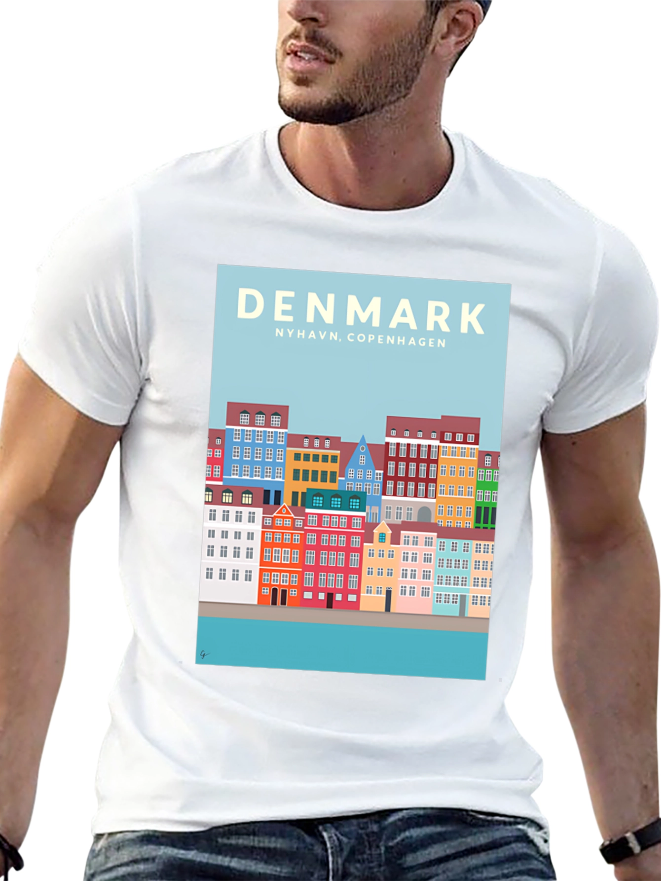 Denmark Nyhavn Copenhagen T-Shirt