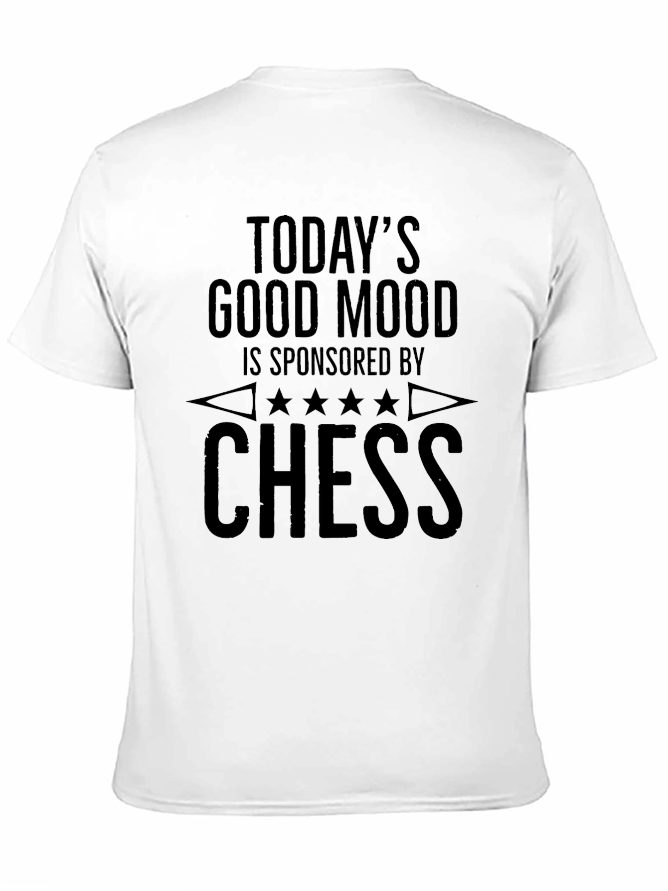 Chess Good Mood T-Shirt - Black Graphic Tee