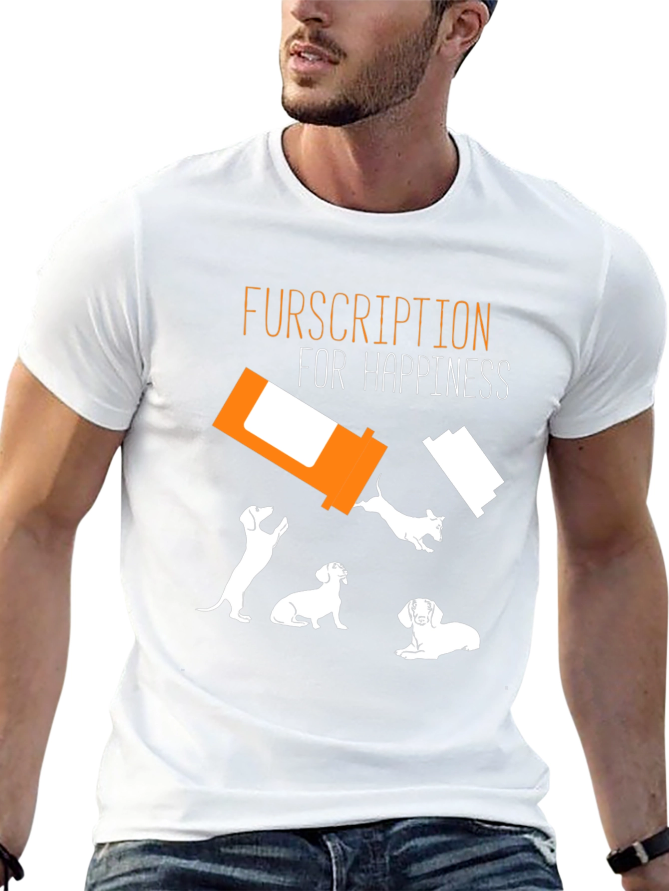 Furscription Happiness T-Shirt | Dog Lover Tee