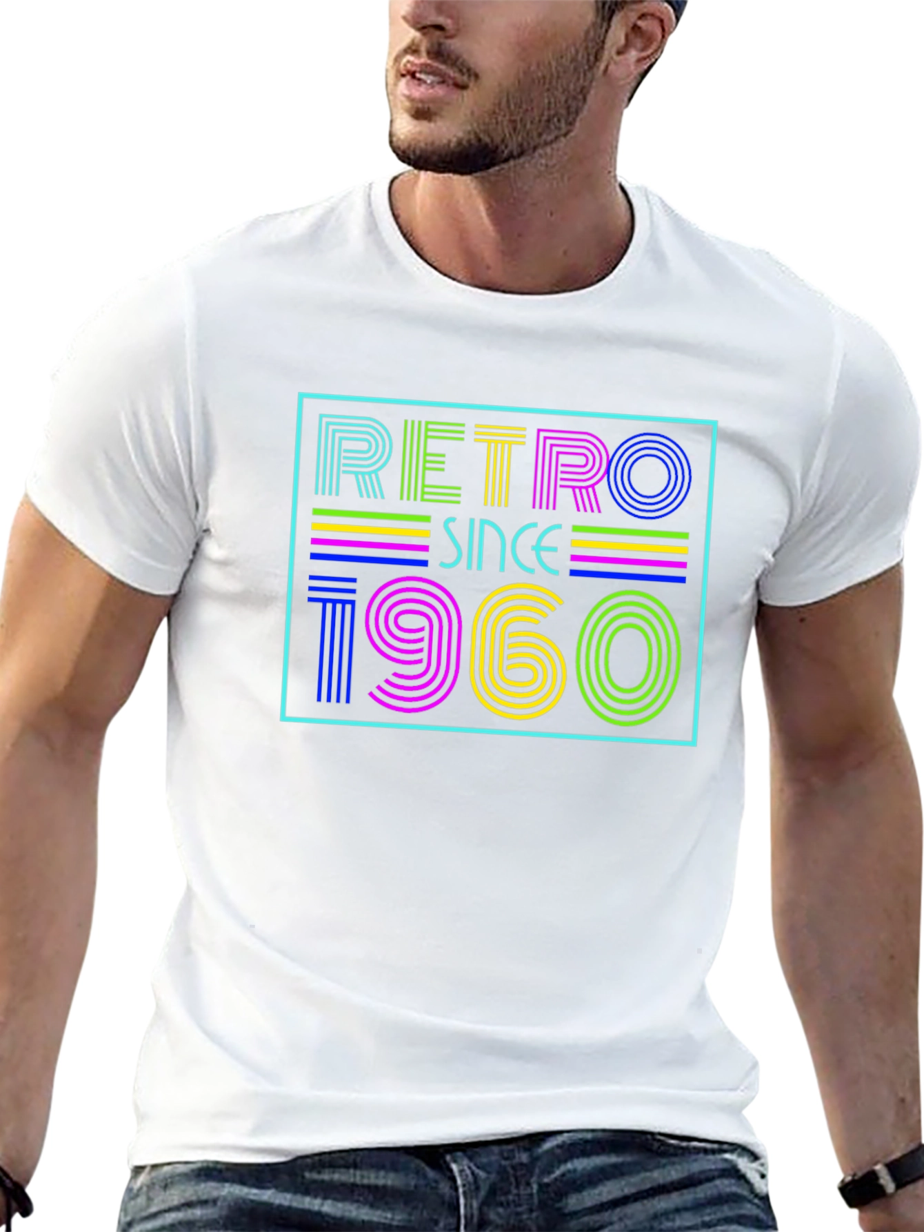 Retro Since 1960 Black T-Shirt