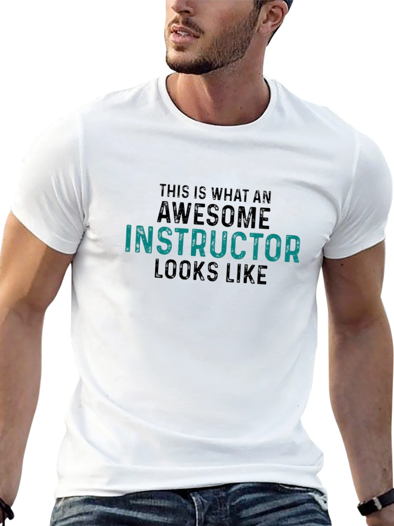 Awesome Instructor T-Shirt - Black Cotton Tee