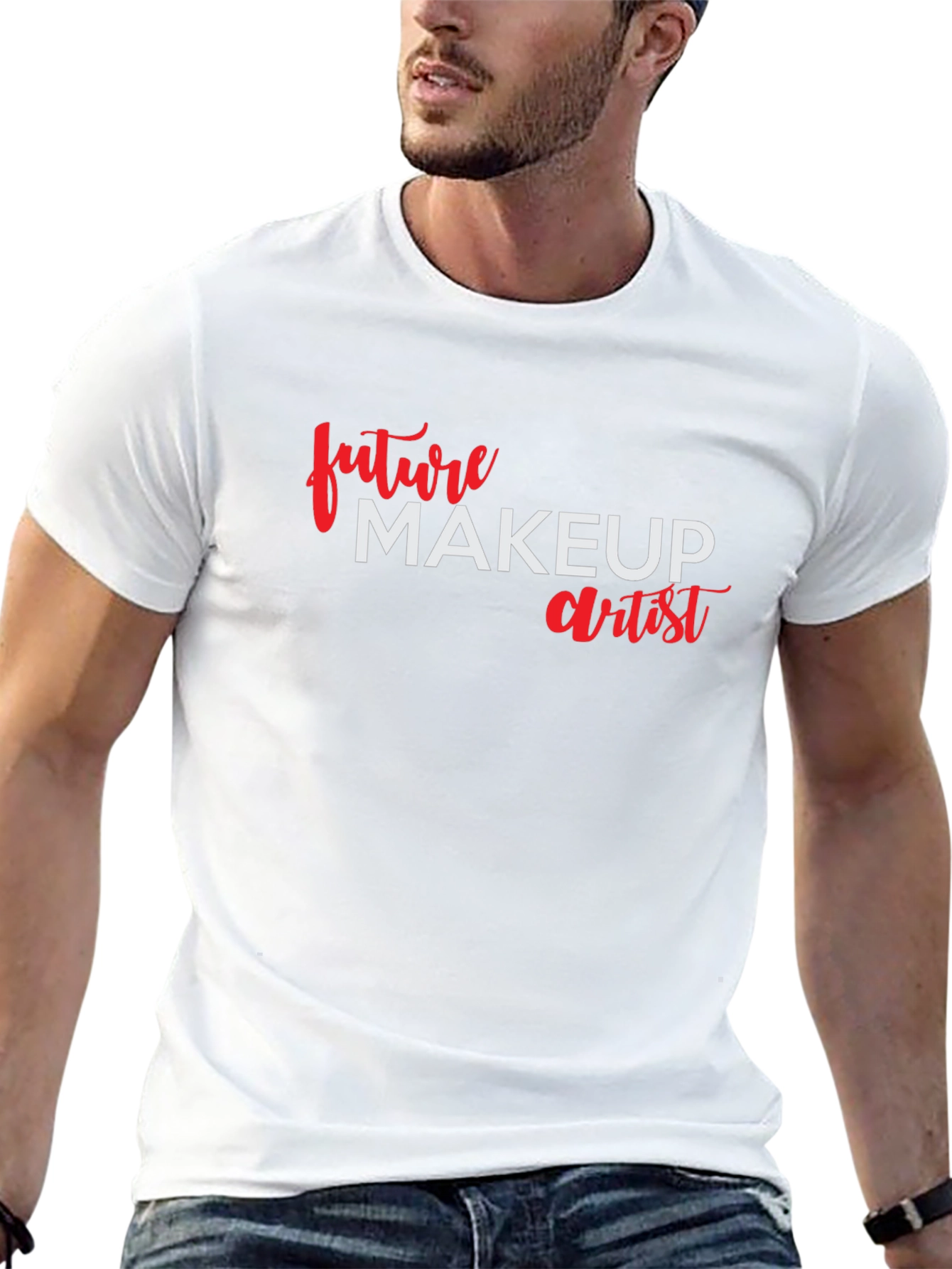 Future Makeup Artist Black Cotton T-Shirt