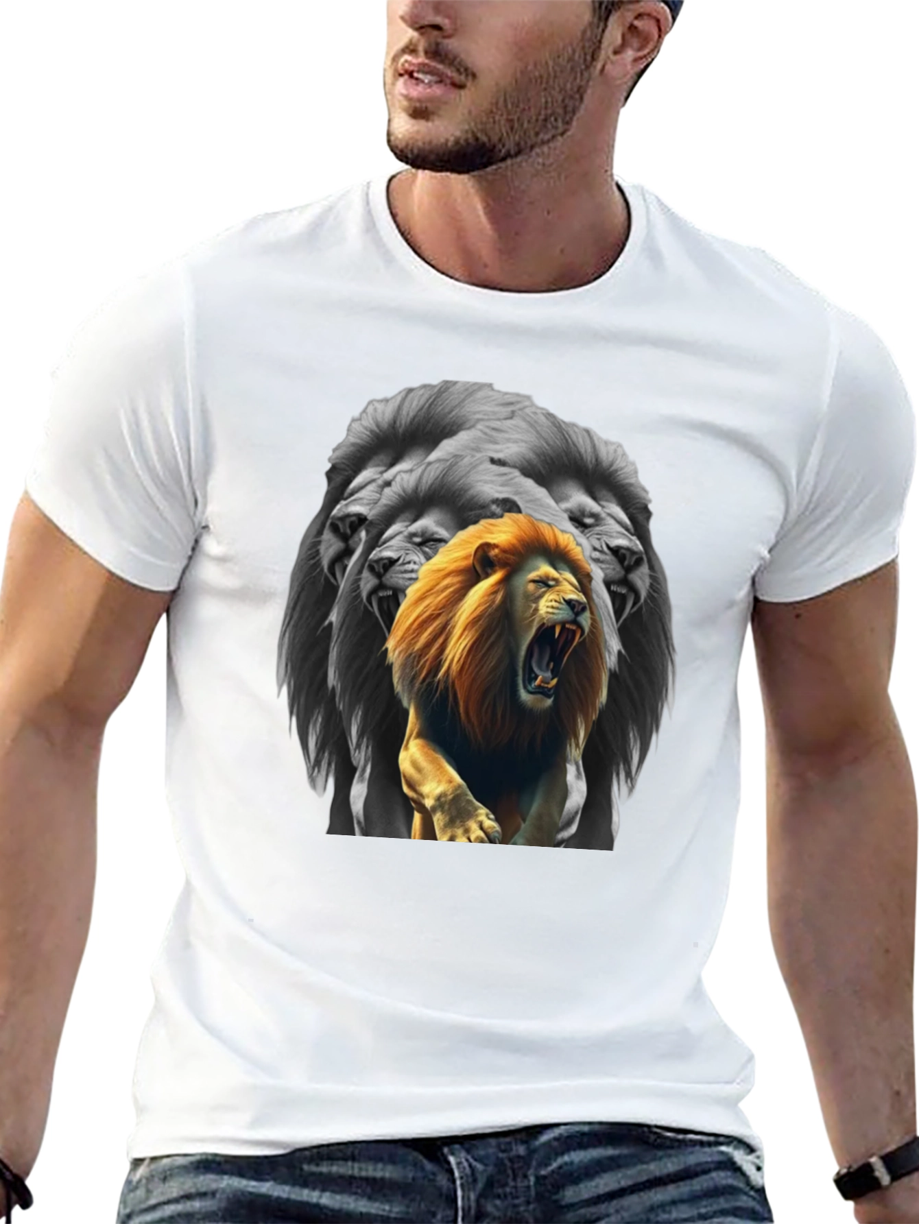 Lion King Graphic T-Shirt - Bold Black Tee